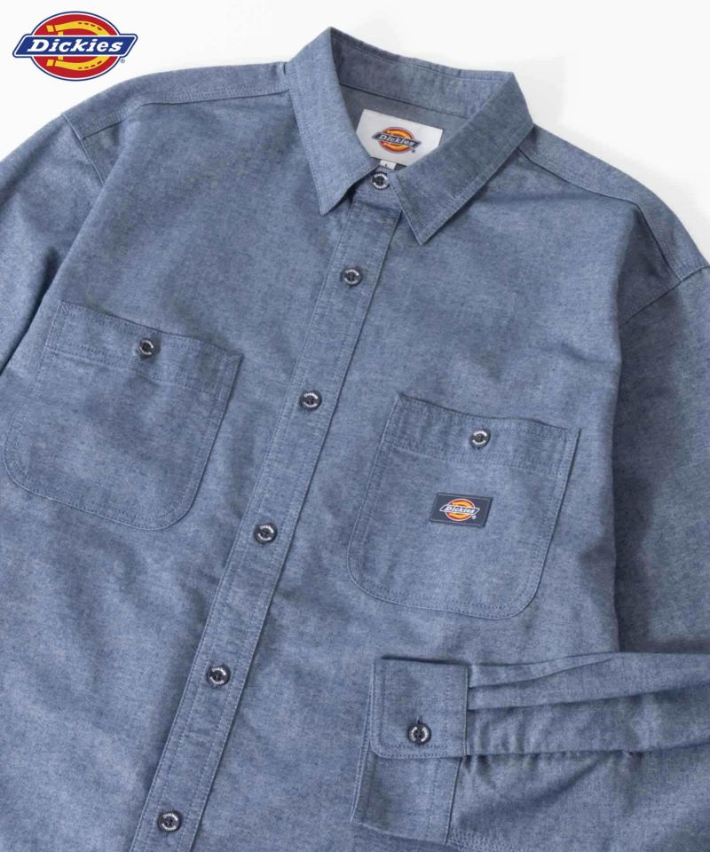 Dickies  微起毛ワークシャツ メンズ商品画像-1