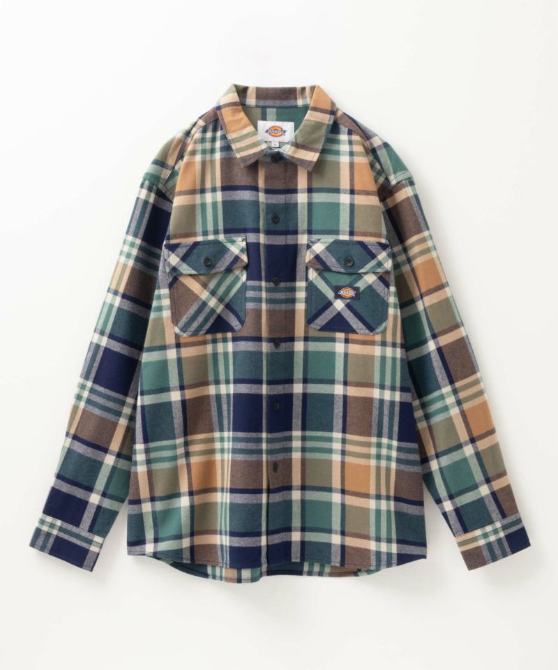 Dickies  起毛チェックシャツ メンズ商品画像-3