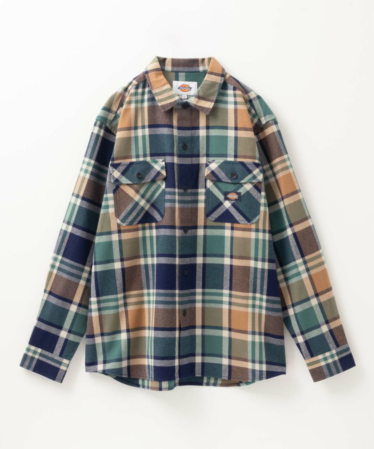 Dickies 起毛チェックシャツ メンズ