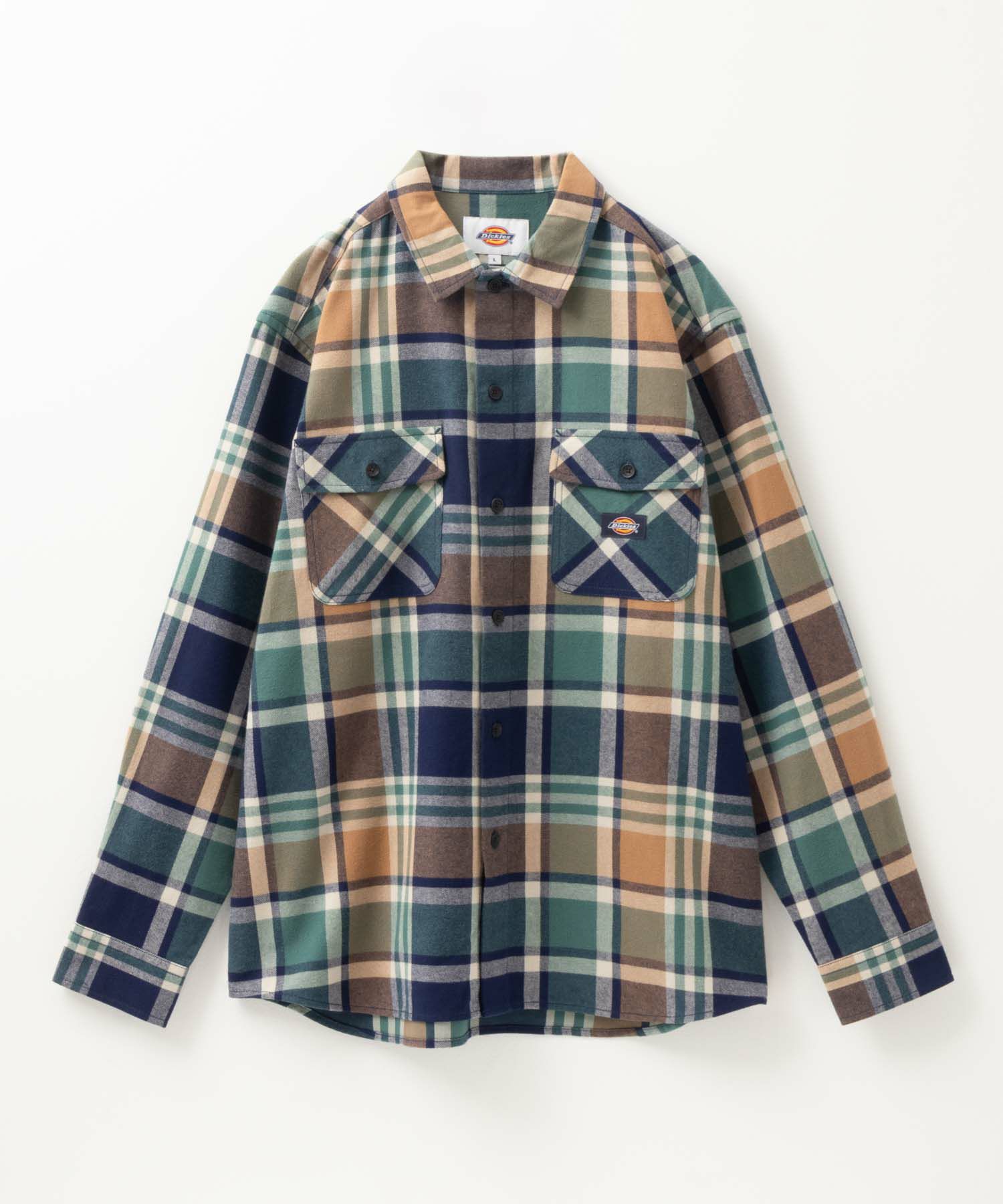 Dickies 起毛チェックシャツ メンズ