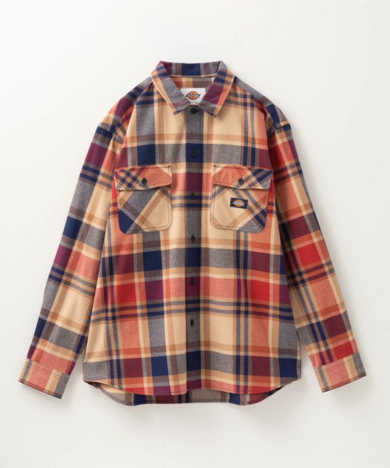 Dickies  起毛チェックシャツ メンズ商品画像-5