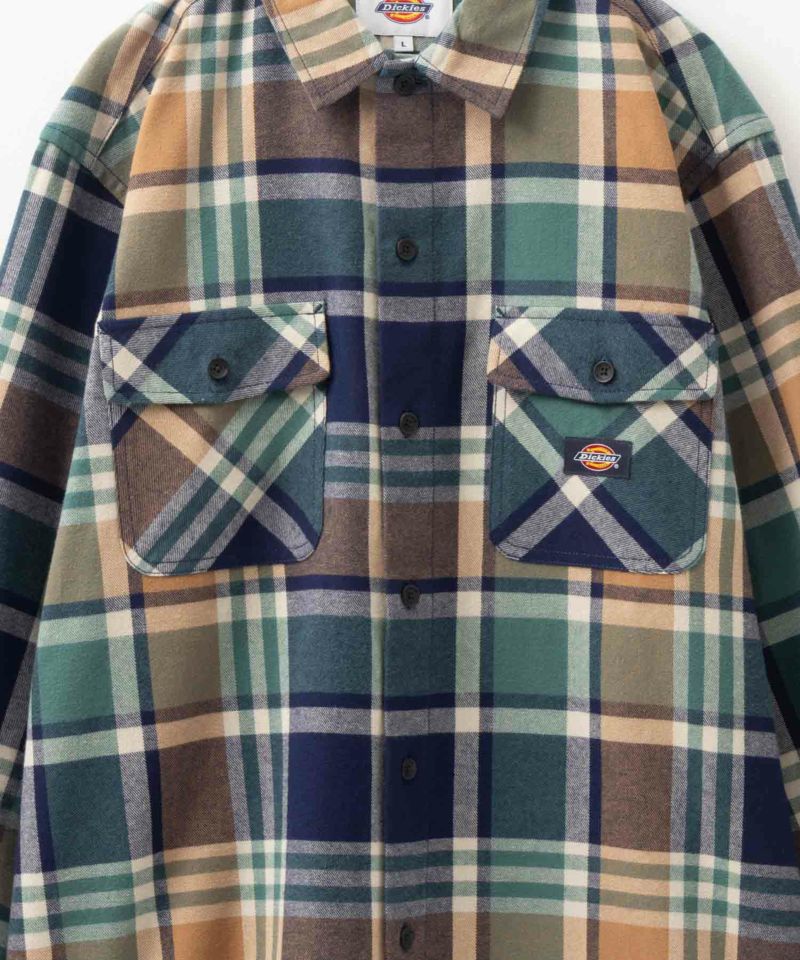 Dickies  起毛チェックシャツ メンズ商品画像-7