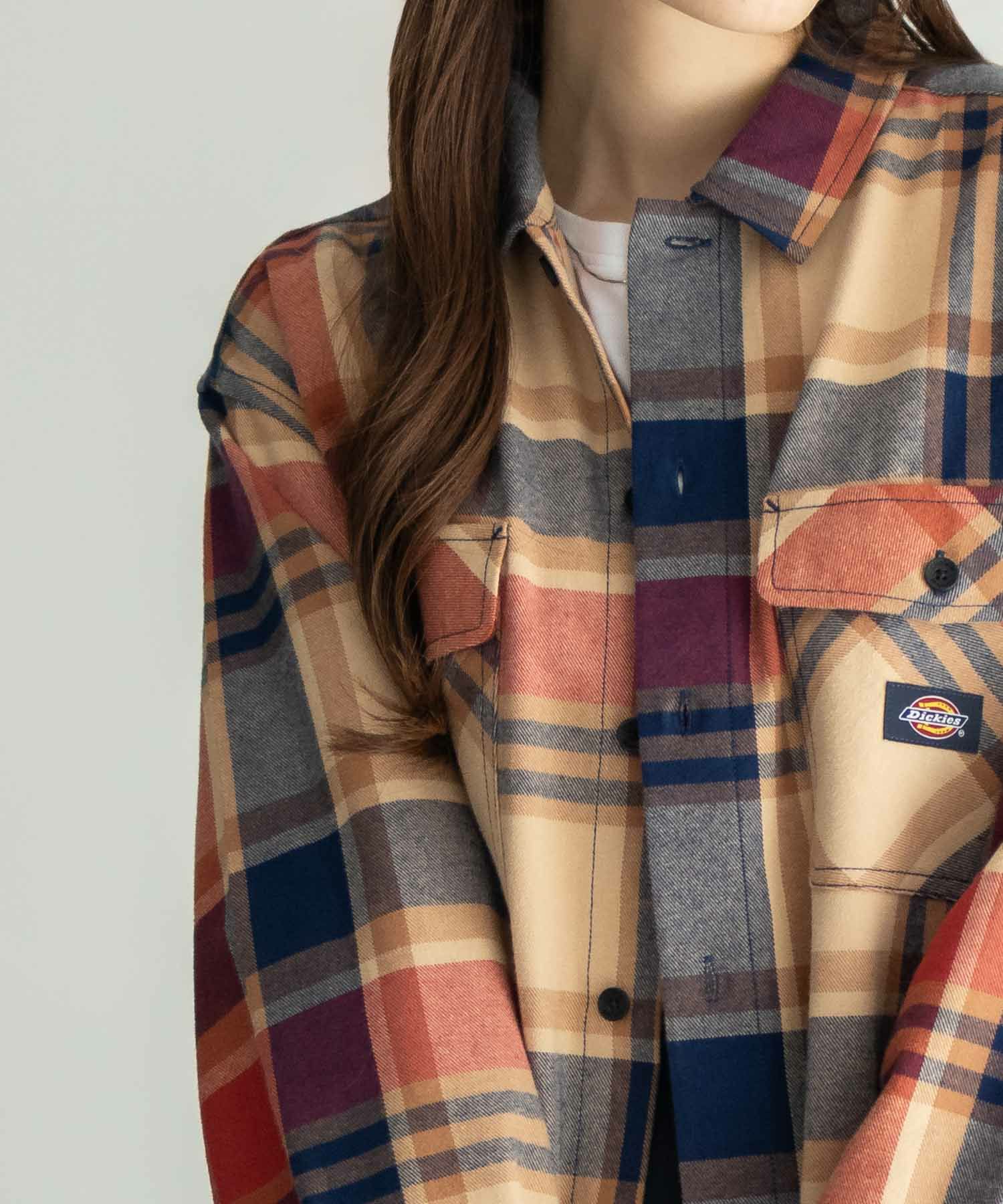 Dickies 起毛チェックシャツ メンズ