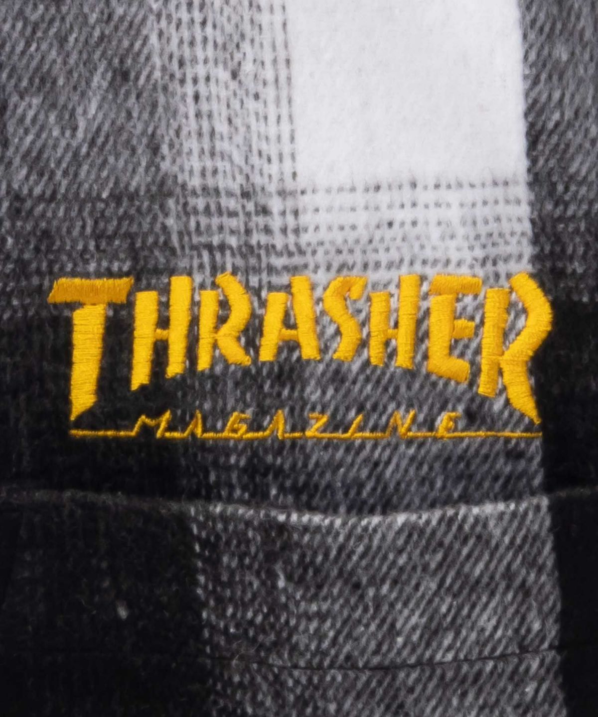 THRASHER バック刺繍ルーズサイズネルチェックシャツ メンズ