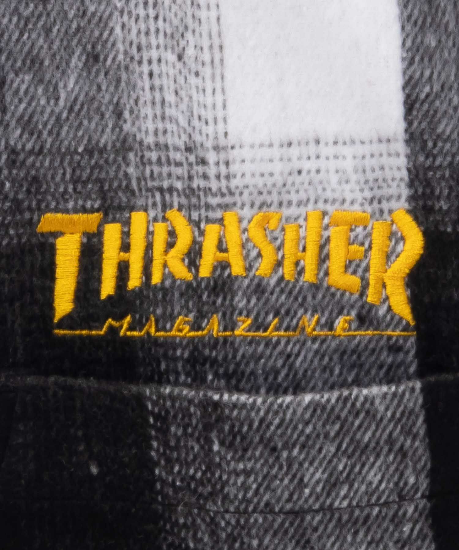 THRASHER バック刺繍ルーズサイズネルチェックシャツ メンズ