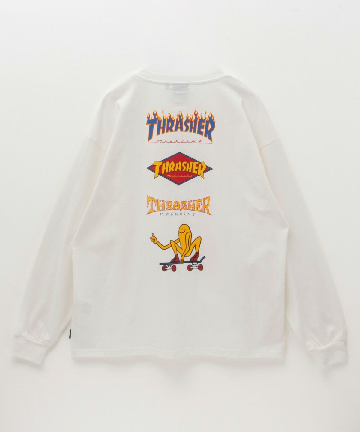 THRASHER バックプリントロングスリーブTシャツ メンズ