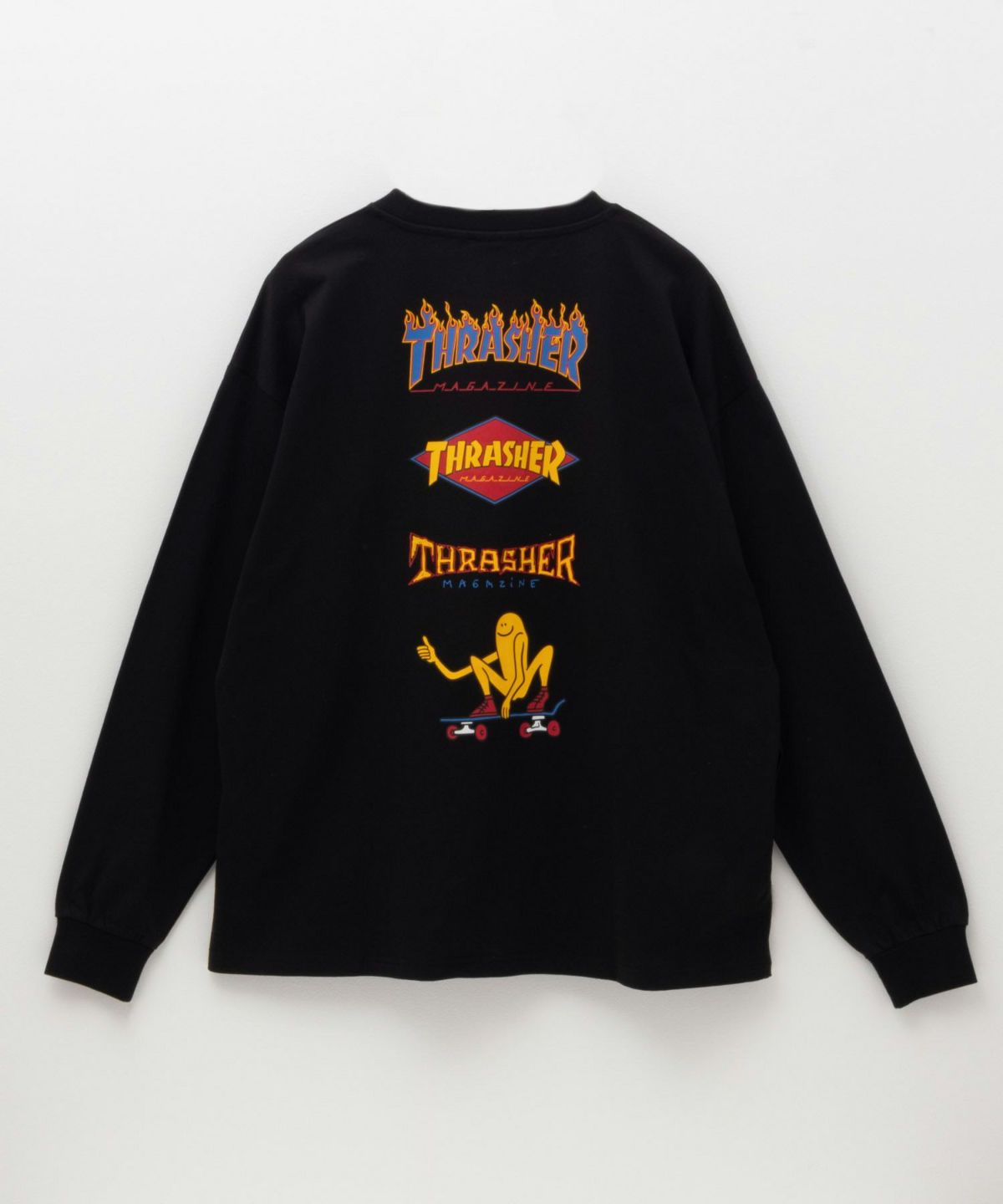 THRASHER バックプリントロングスリーブTシャツ メンズ