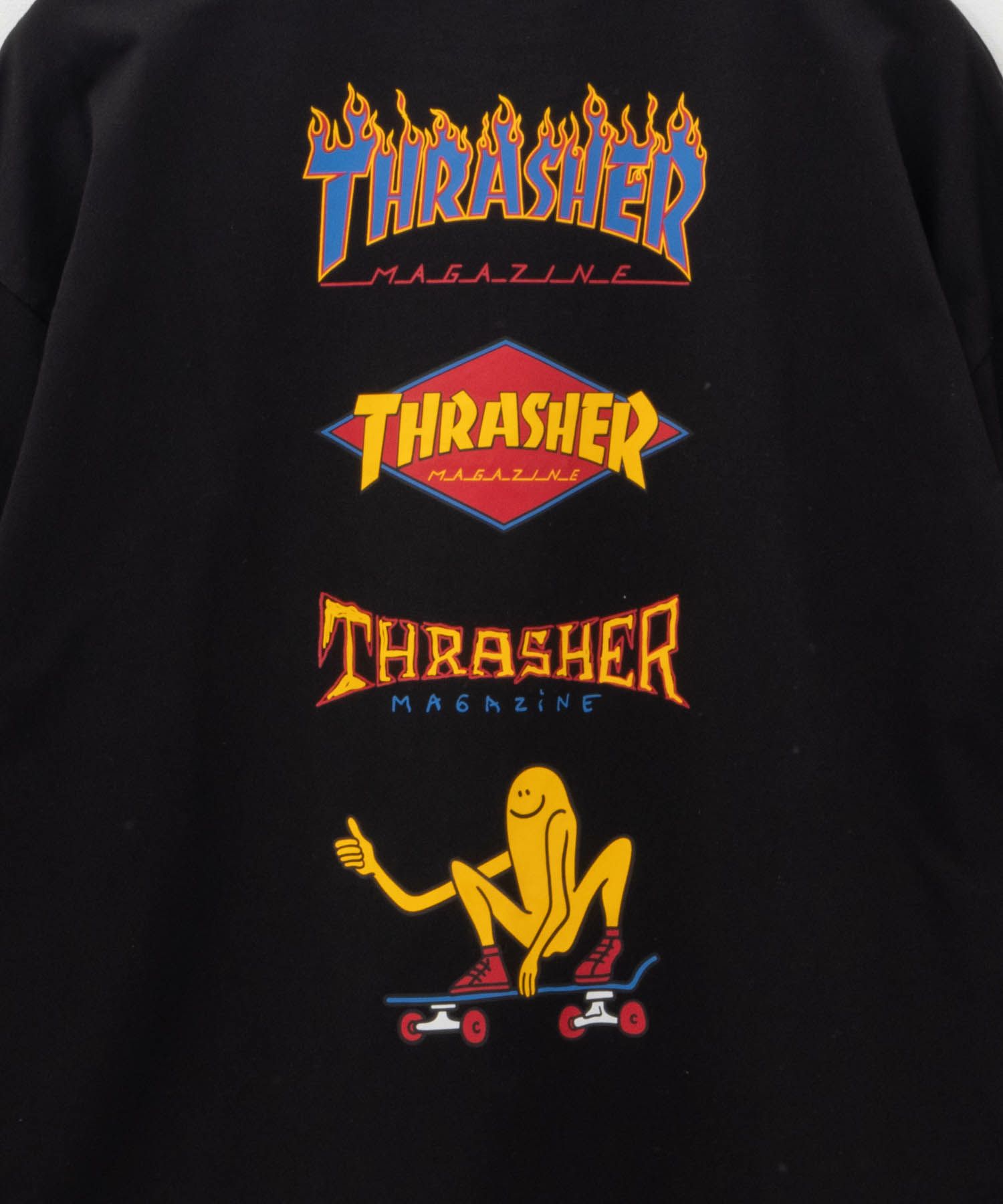 THRASHER バックプリントロングスリーブTシャツ メンズ