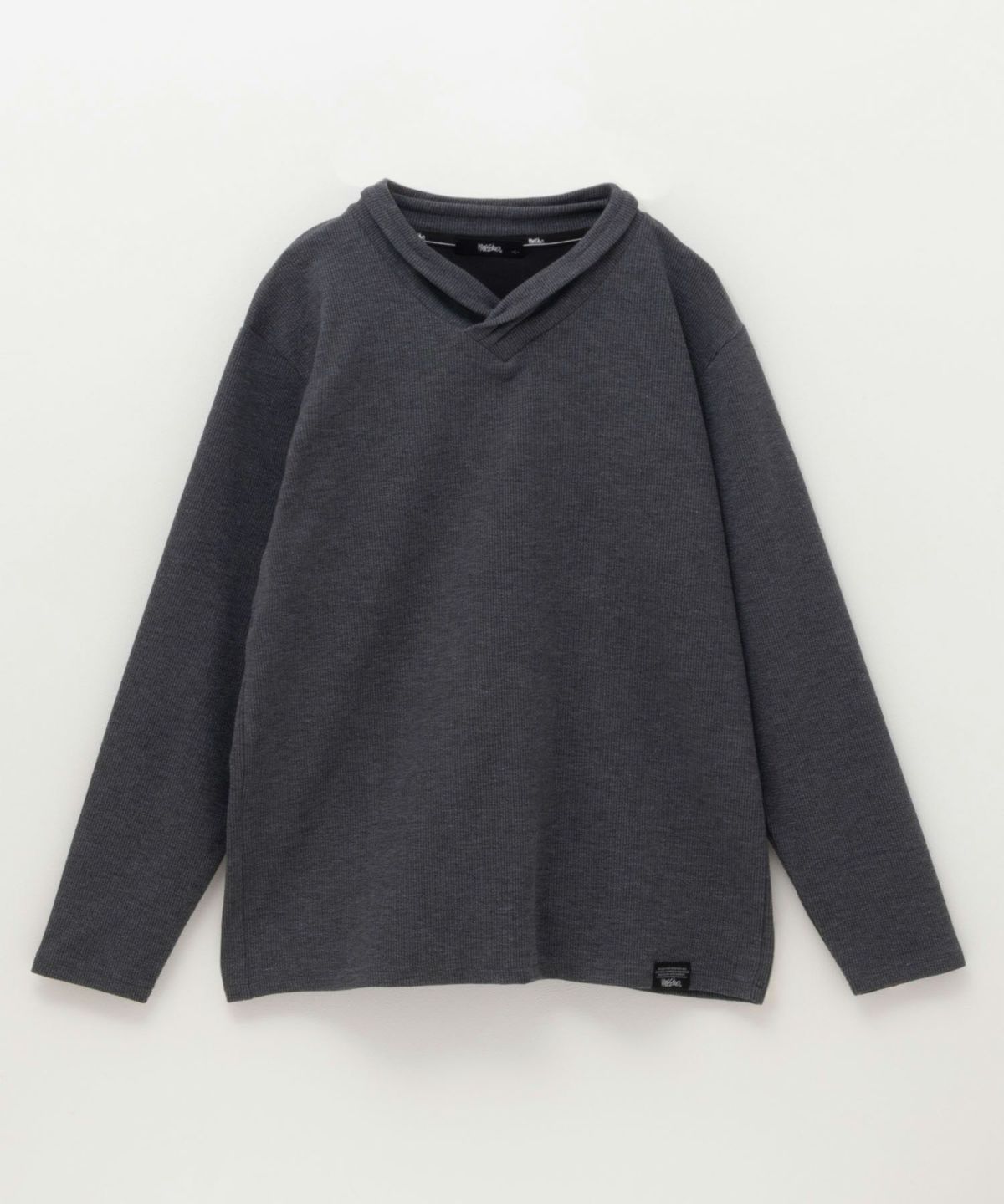 MOSSIMO ドレープネックロングTシャツ メンズ