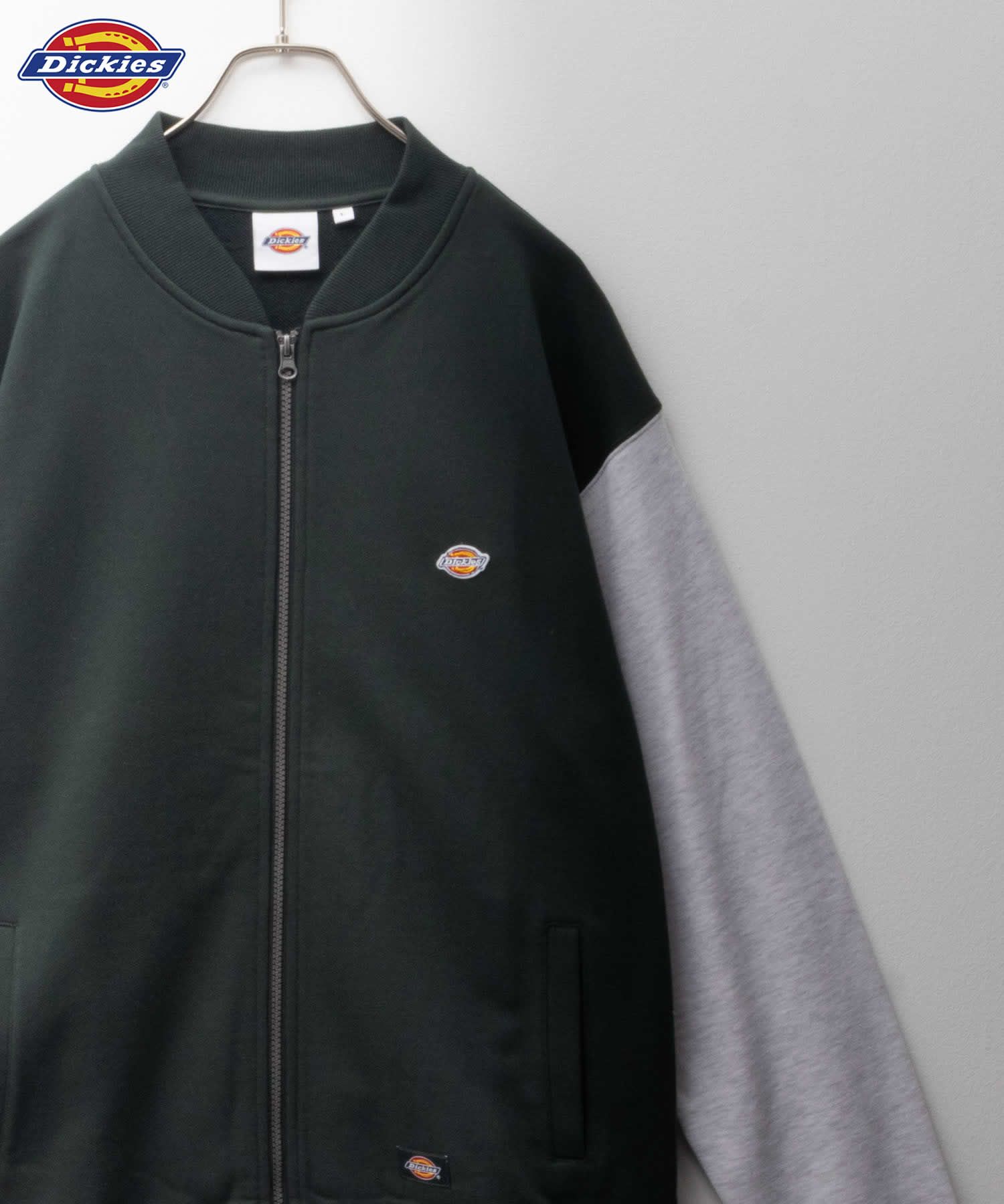 Dickies 裏毛ジップアップスタジアムジャケット メンズ