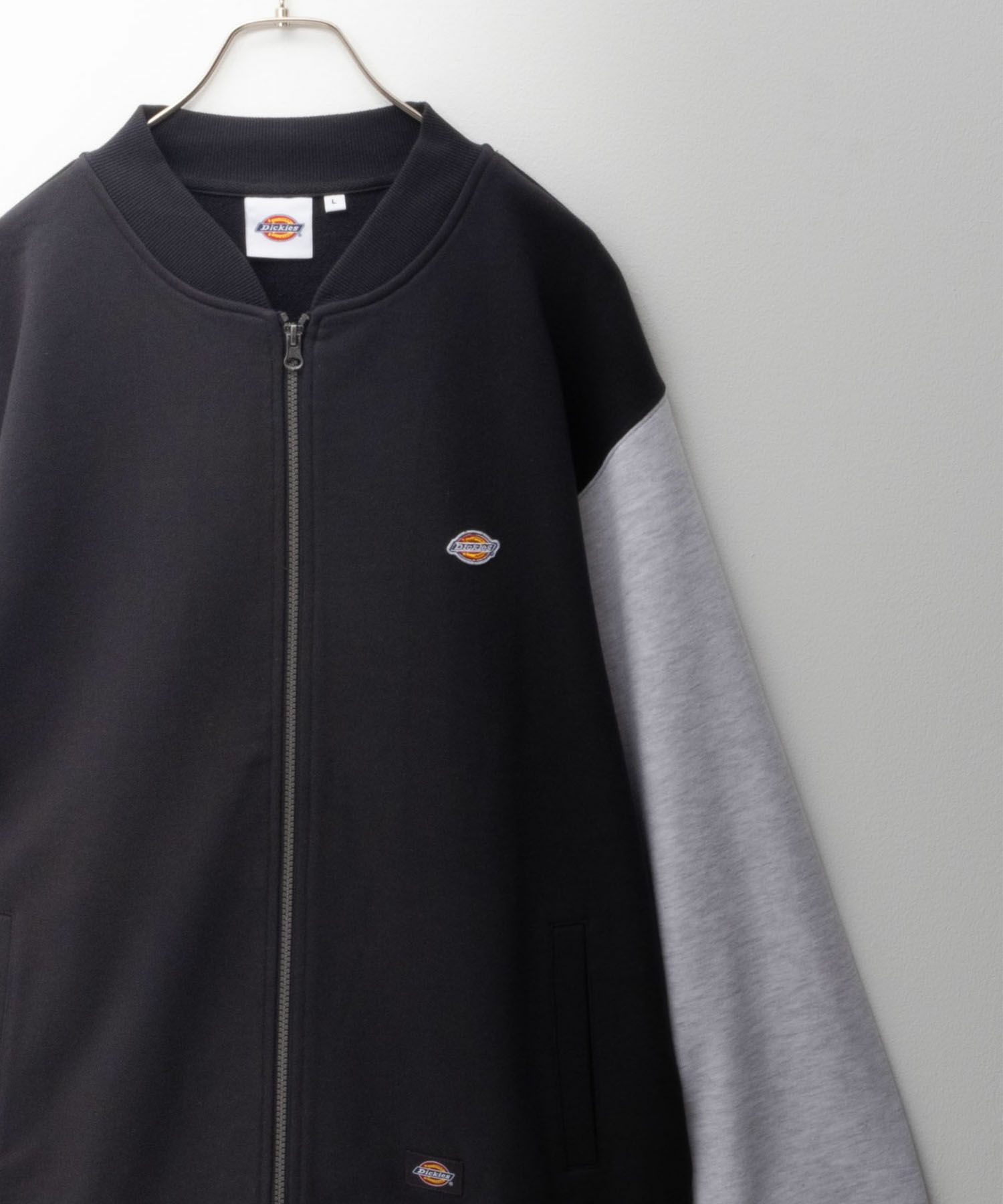 Dickies 裏毛ジップアップスタジアムジャケット メンズ