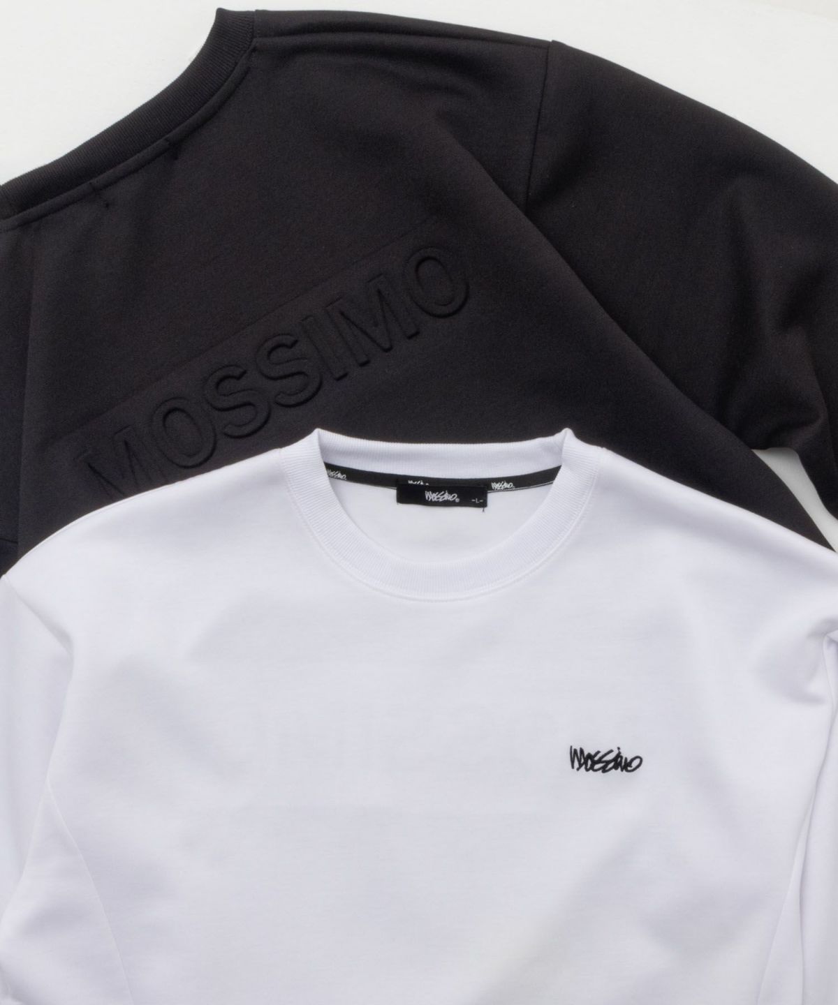 MOSSIMO ポンチ素材 エンボススウェット メンズ