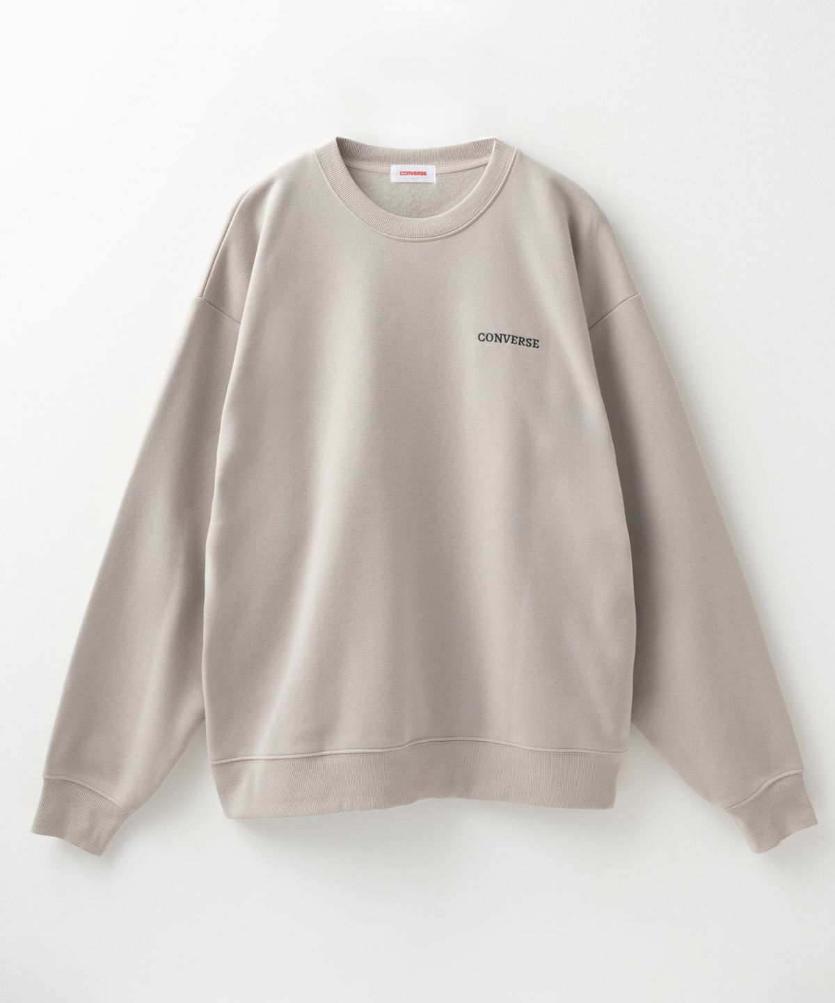 CONVERSE バックサガラ刺繍クルーネックトレーナー メンズ