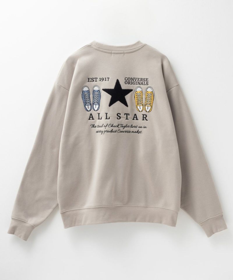 CONVERSE  バックサガラ刺繍クルーネックトレーナー メンズ商品画像-6