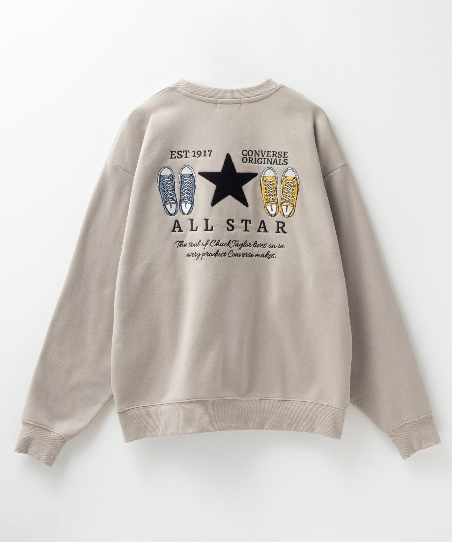 CONVERSE  バックサガラ刺繍クルーネックトレーナー メンズ商品サムネイル-6