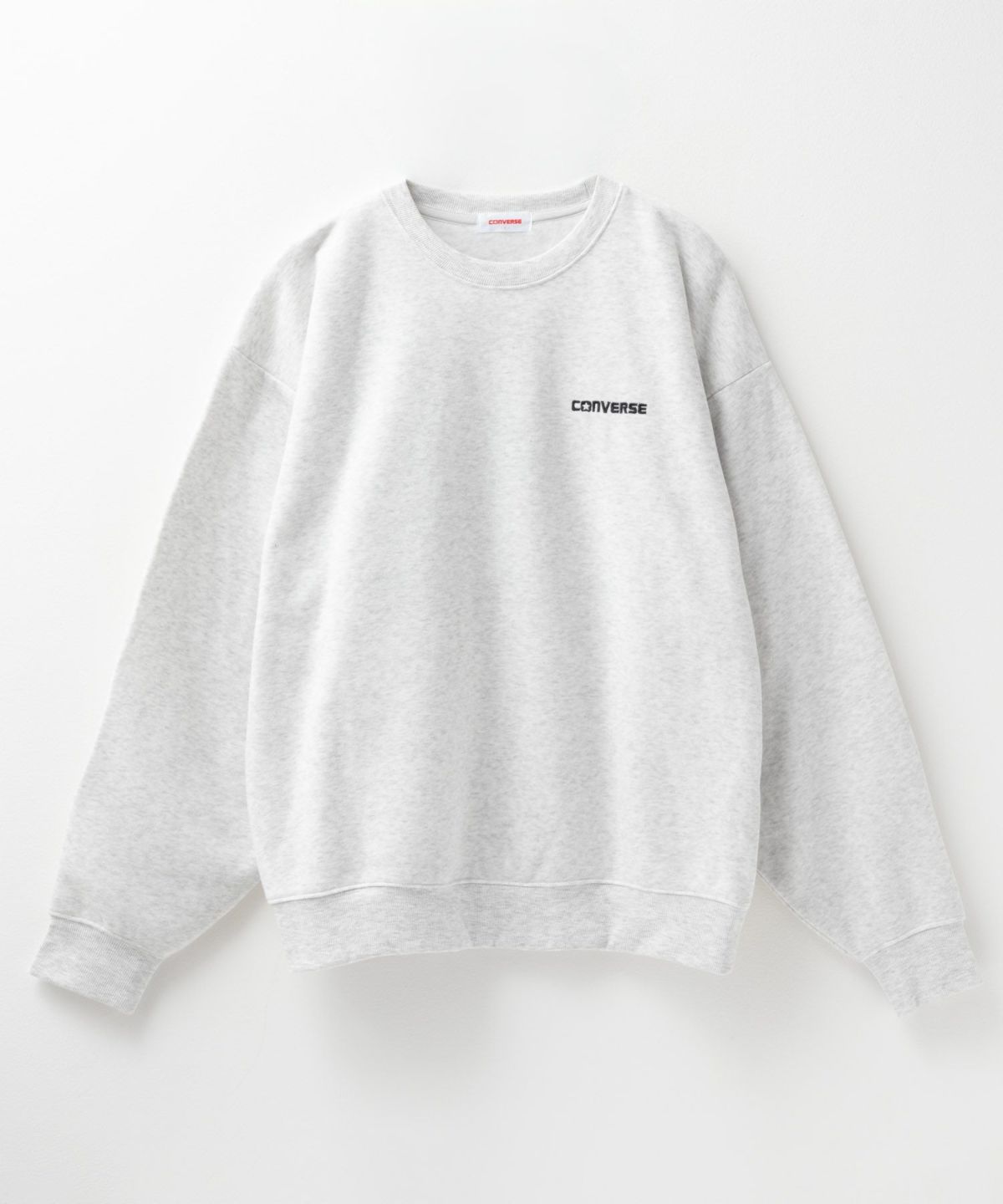 CONVERSE バックサガラ刺繍クルーネックトレーナー メンズ