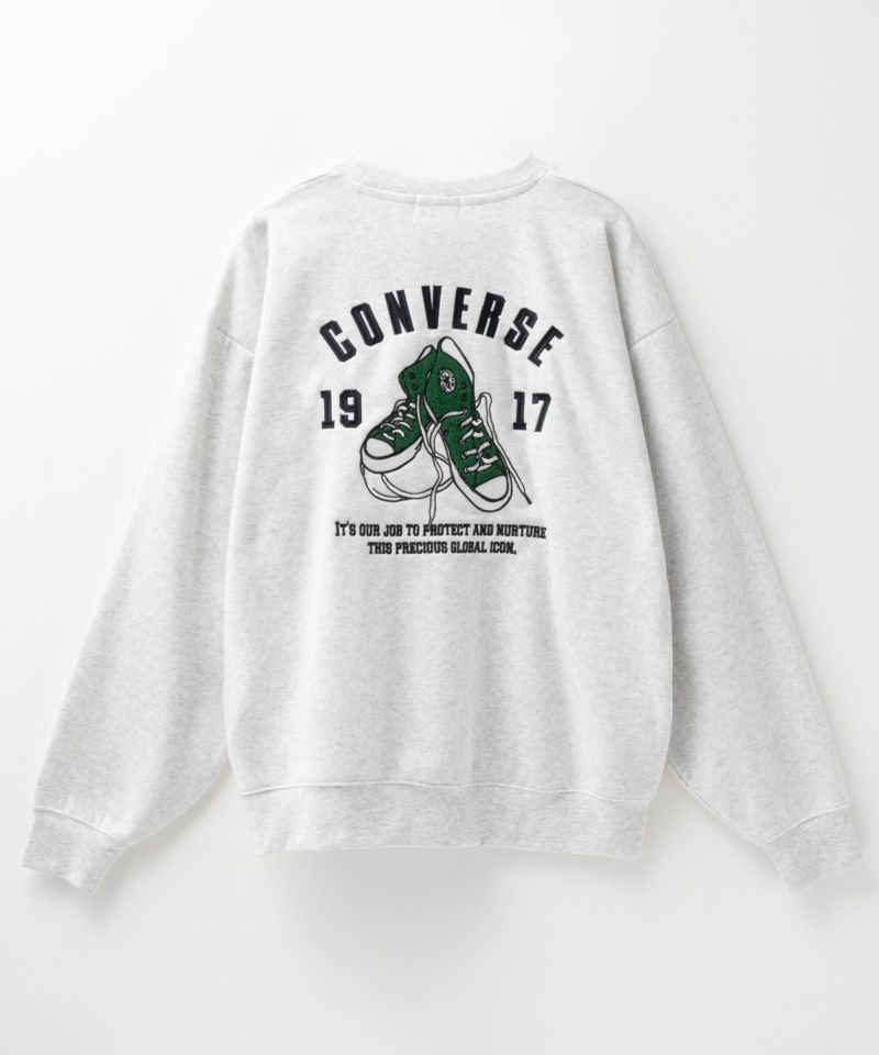 CONVERSE  バックサガラ刺繍クルーネックトレーナー メンズ商品画像-8