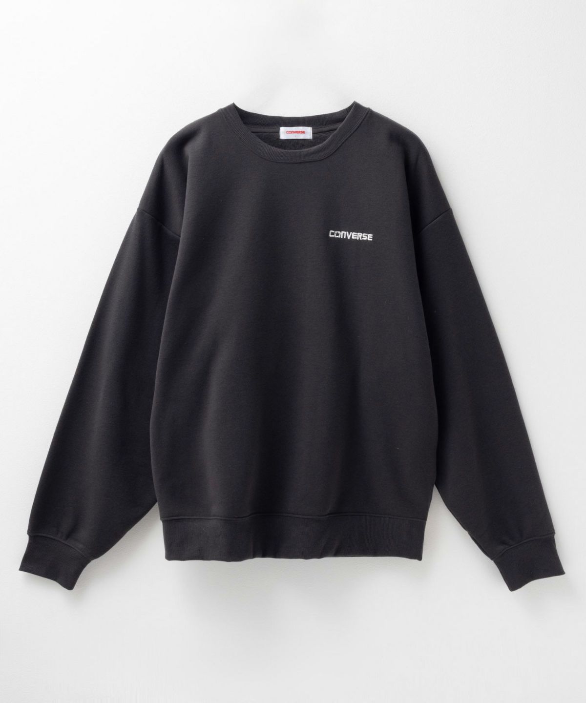 CONVERSE バックサガラ刺繍クルーネックトレーナー メンズ