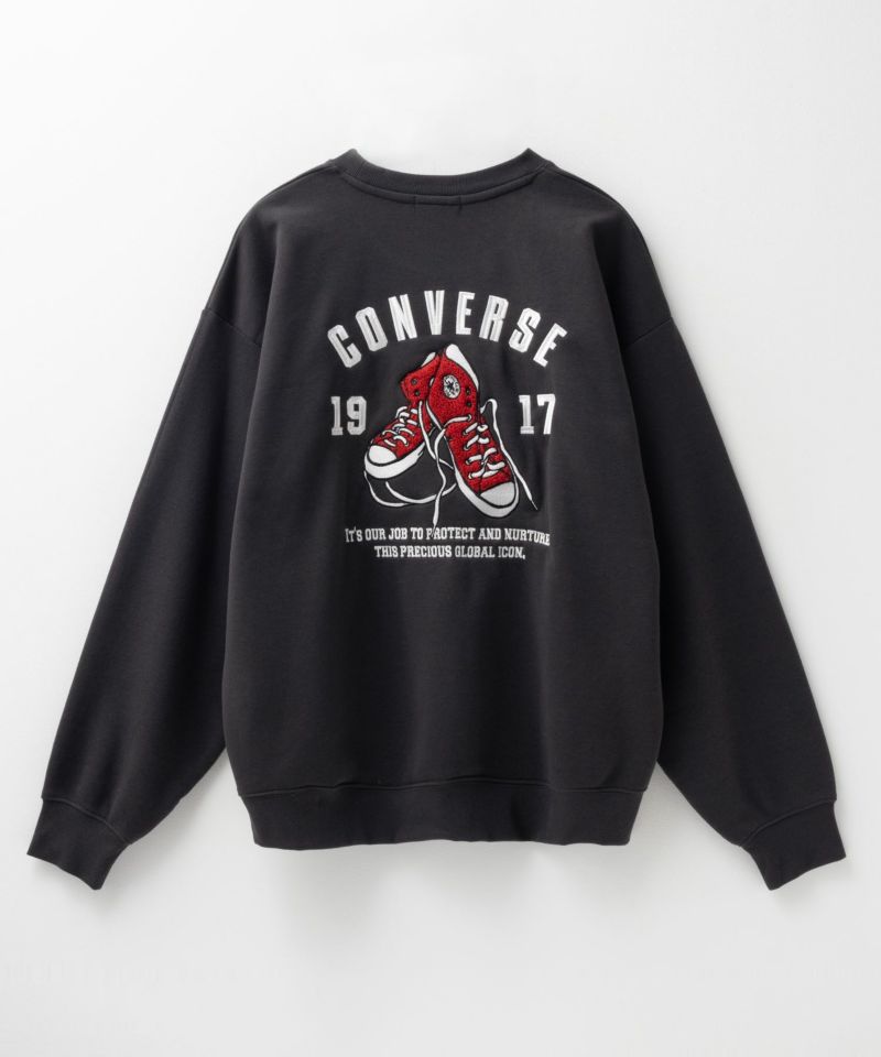 CONVERSE  バックサガラ刺繍クルーネックトレーナー メンズ商品画像-10