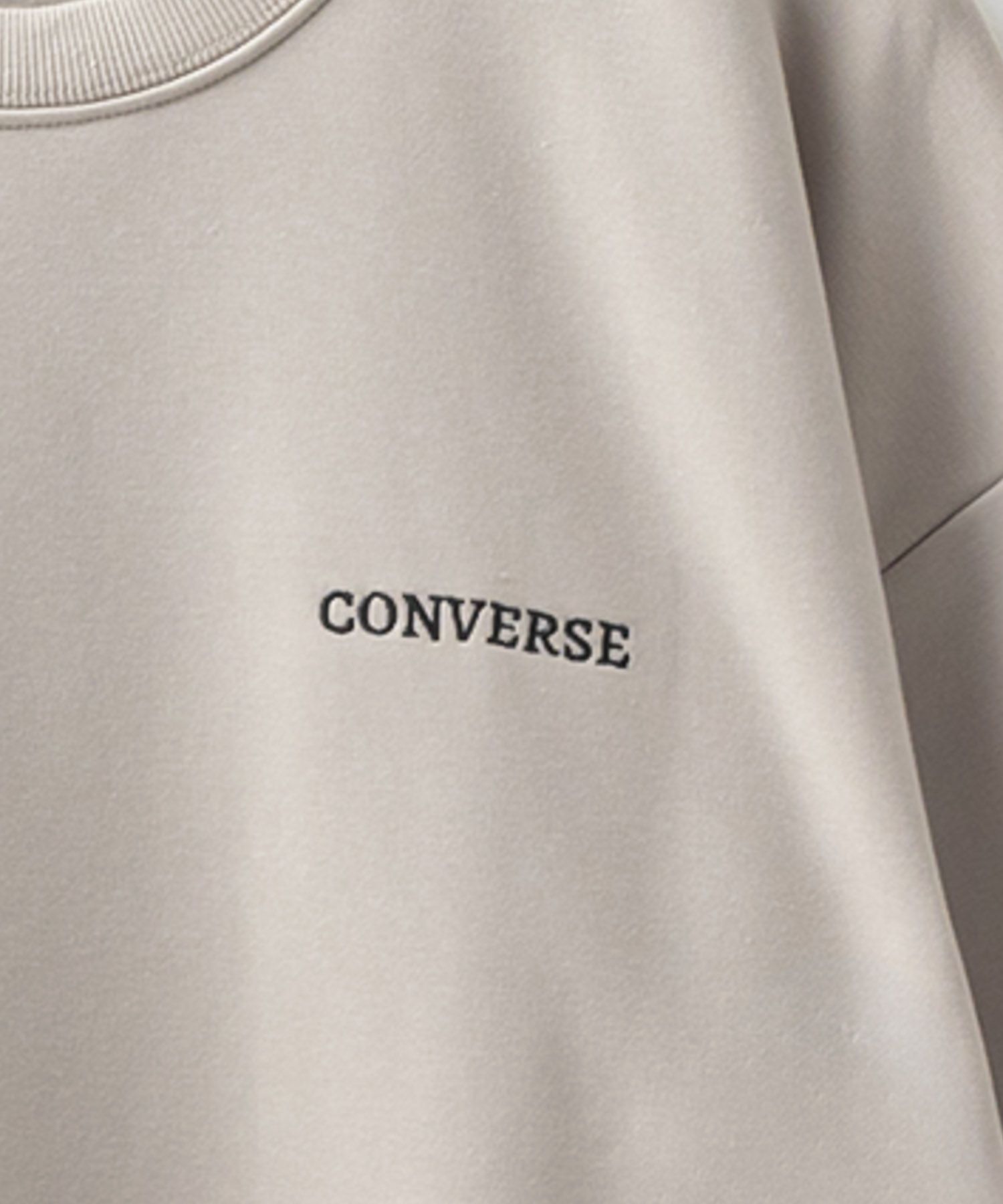 CONVERSE バックサガラ刺繍クルーネックトレーナー メンズ