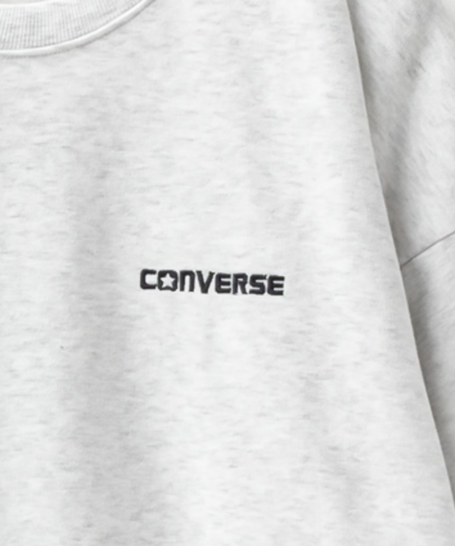 CONVERSE バックサガラ刺繍クルーネックトレーナー メンズ