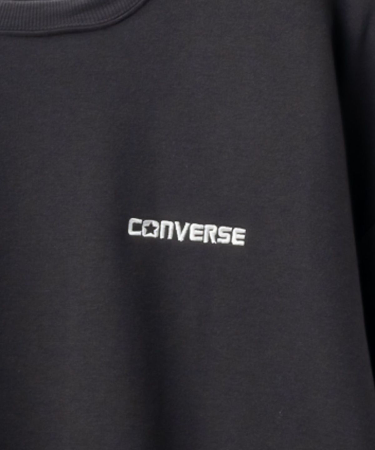 CONVERSE バックサガラ刺繍クルーネックトレーナー メンズ