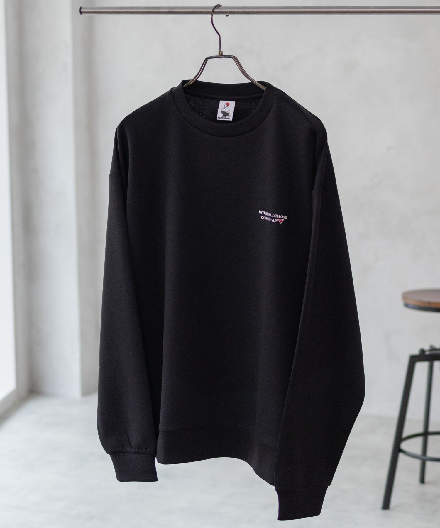 RED CAP GIRL  ポンチ素材 バックプリントクルーネックトレーナー メンズ商品サムネイル-2