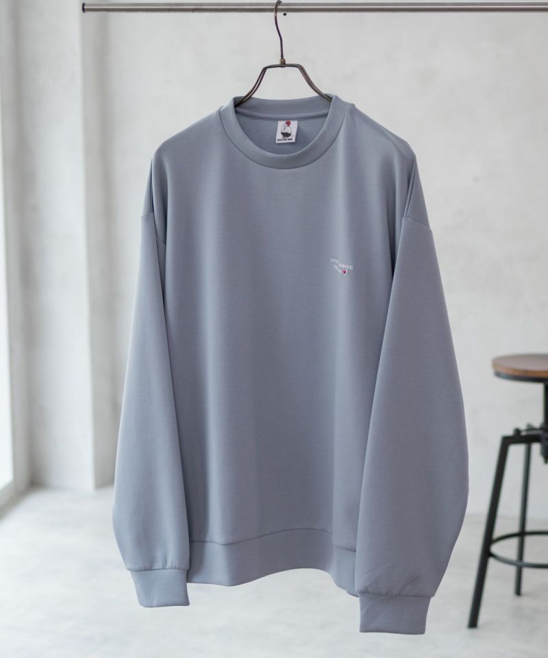 RED CAP GIRL  ポンチ素材 バックプリントクルーネックトレーナー メンズ商品画像-6