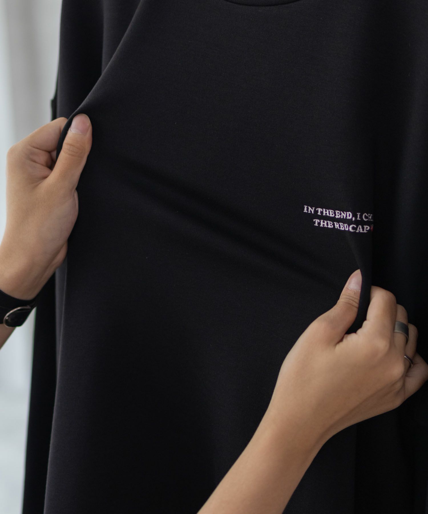 RED CAP GIRL  ポンチ素材 バックプリントクルーネックトレーナー メンズ商品サムネイル-12