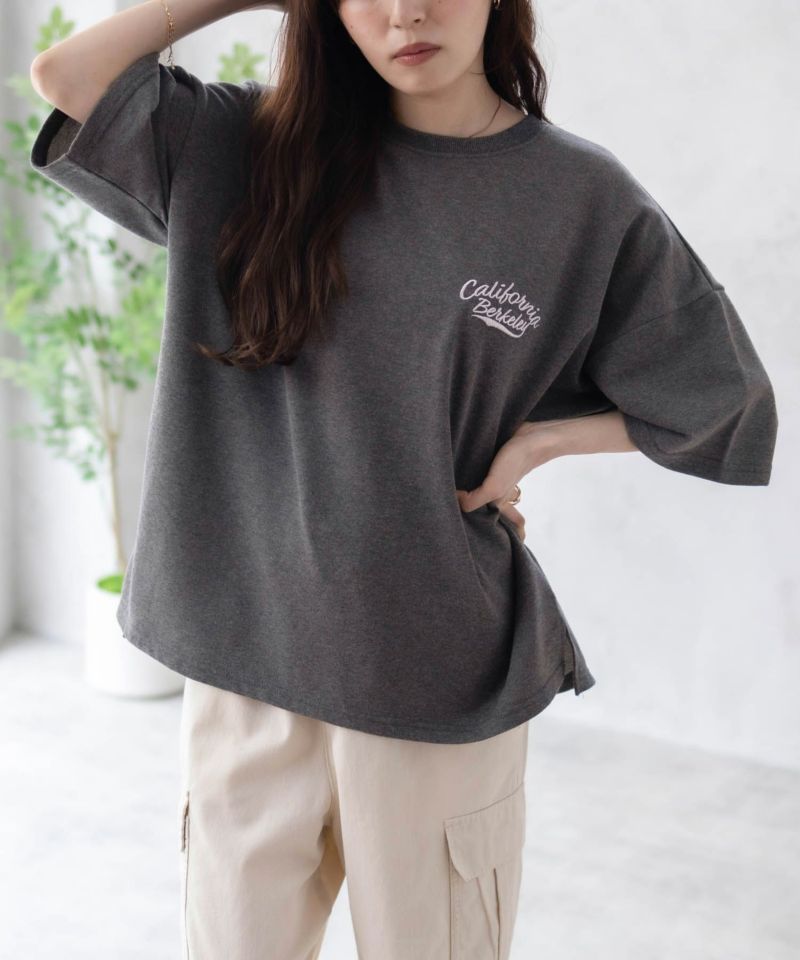 UNDERWRAPS  ロゴ5分袖Tシャツ レディース メール便 対応商品商品画像-4