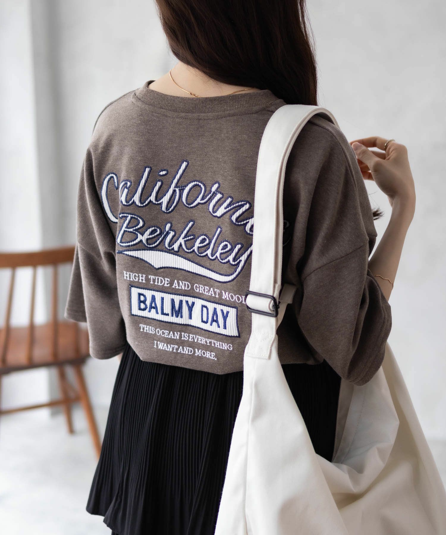 UNDERWRAPS  ロゴ5分袖Tシャツ レディース メール便 対応商品商品サムネイル-8