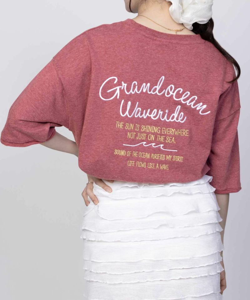 UNDERWRAPS  ロゴ5分袖Tシャツ レディース メール便 対応商品商品画像-6