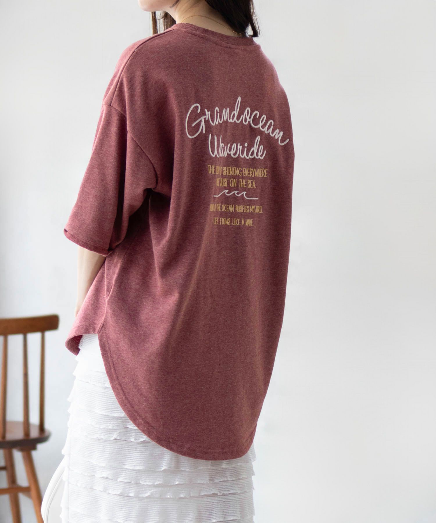 UNDERWRAPS ロゴ5分袖Tシャツ レディース ネコポス 対応商品