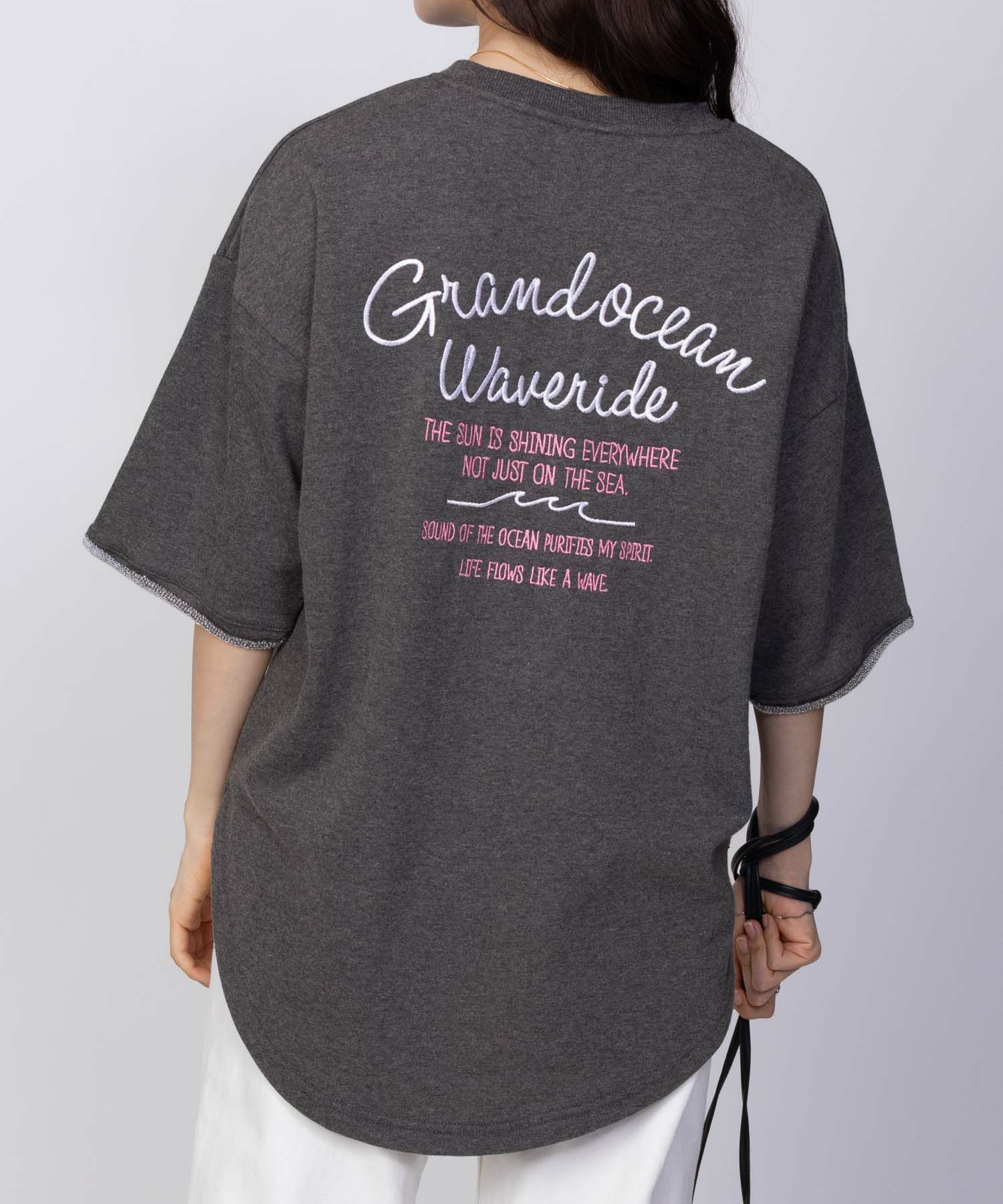 UNDERWRAPS  ロゴ5分袖Tシャツ レディース メール便 対応商品商品サムネイル-9