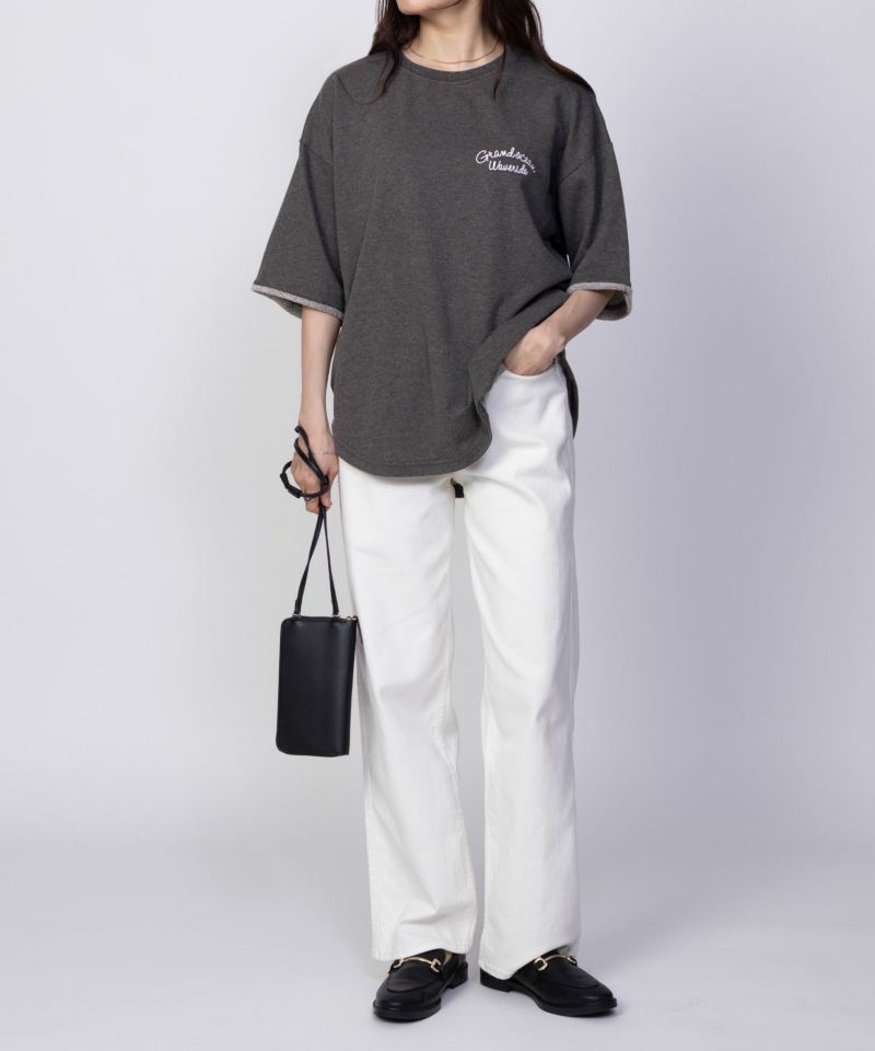 UNDERWRAPS ロゴ5分袖Tシャツ レディース メール便 対応商品商品画像-12