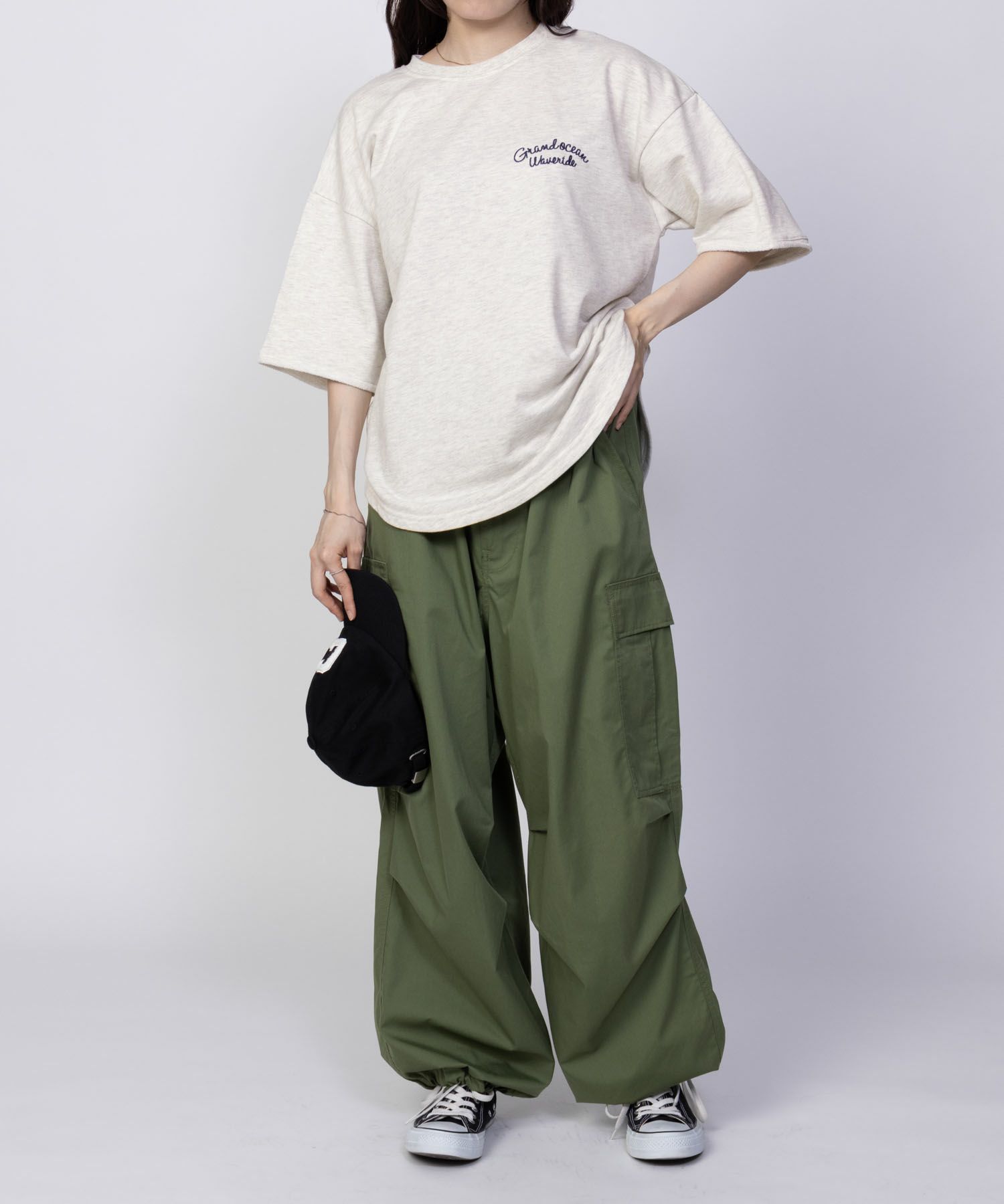 UNDERWRAPS ロゴ5分袖Tシャツ レディース ネコポス 対応商品
