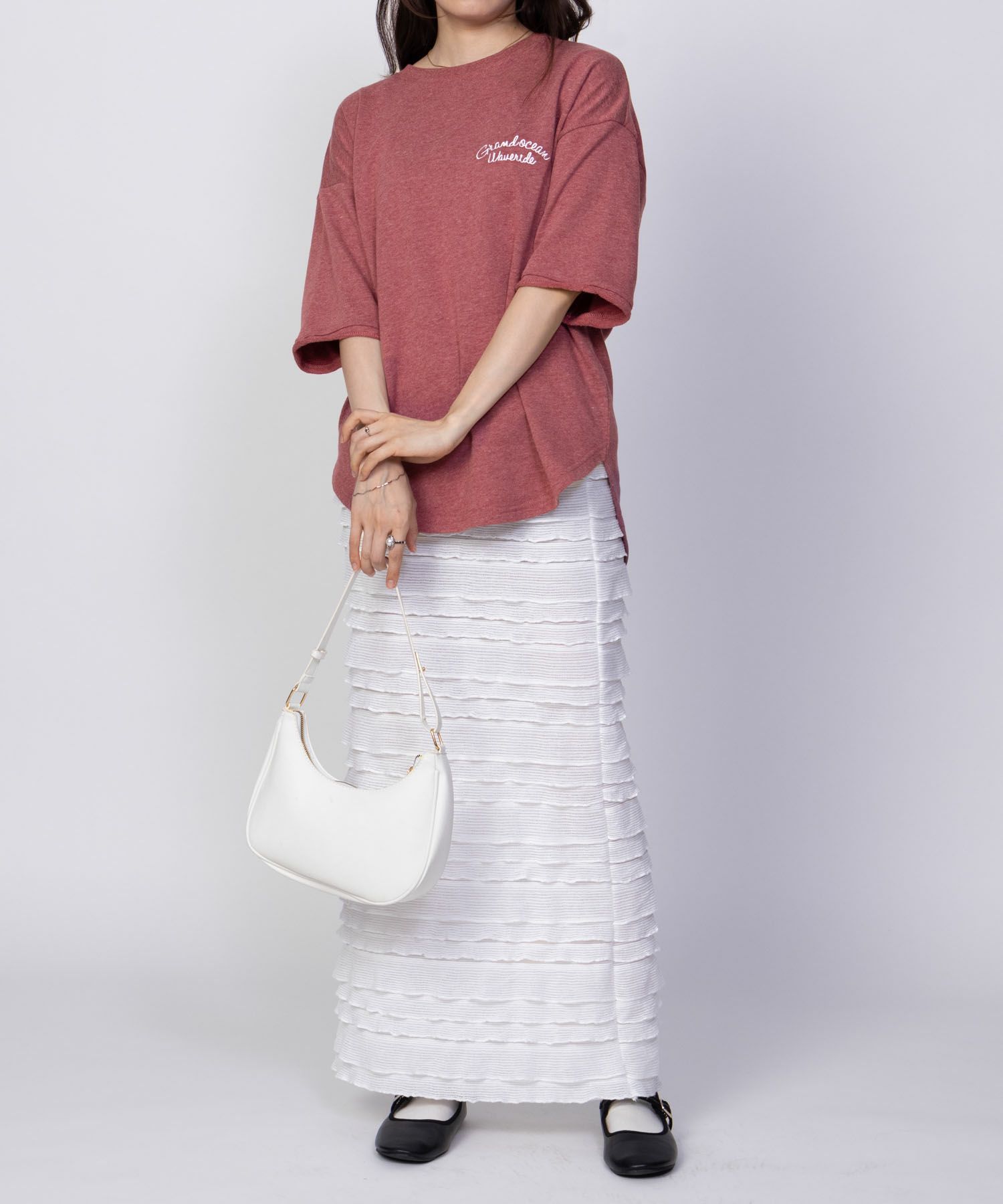 UNDERWRAPS ロゴ5分袖Tシャツ レディース ネコポス 対応商品