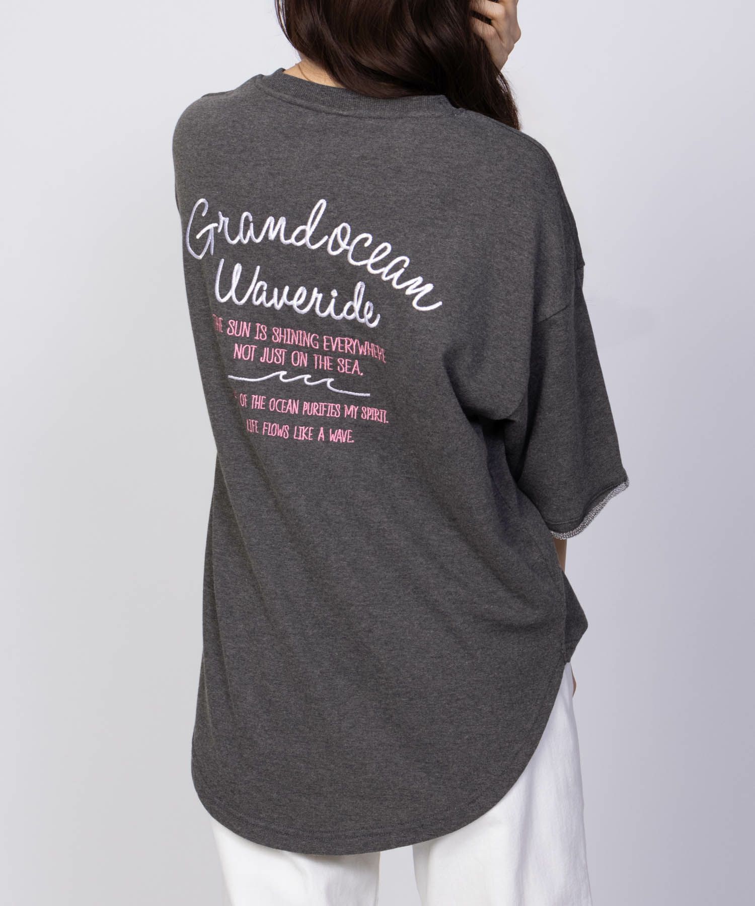 UNDERWRAPS ロゴ5分袖Tシャツ レディース ネコポス 対応商品