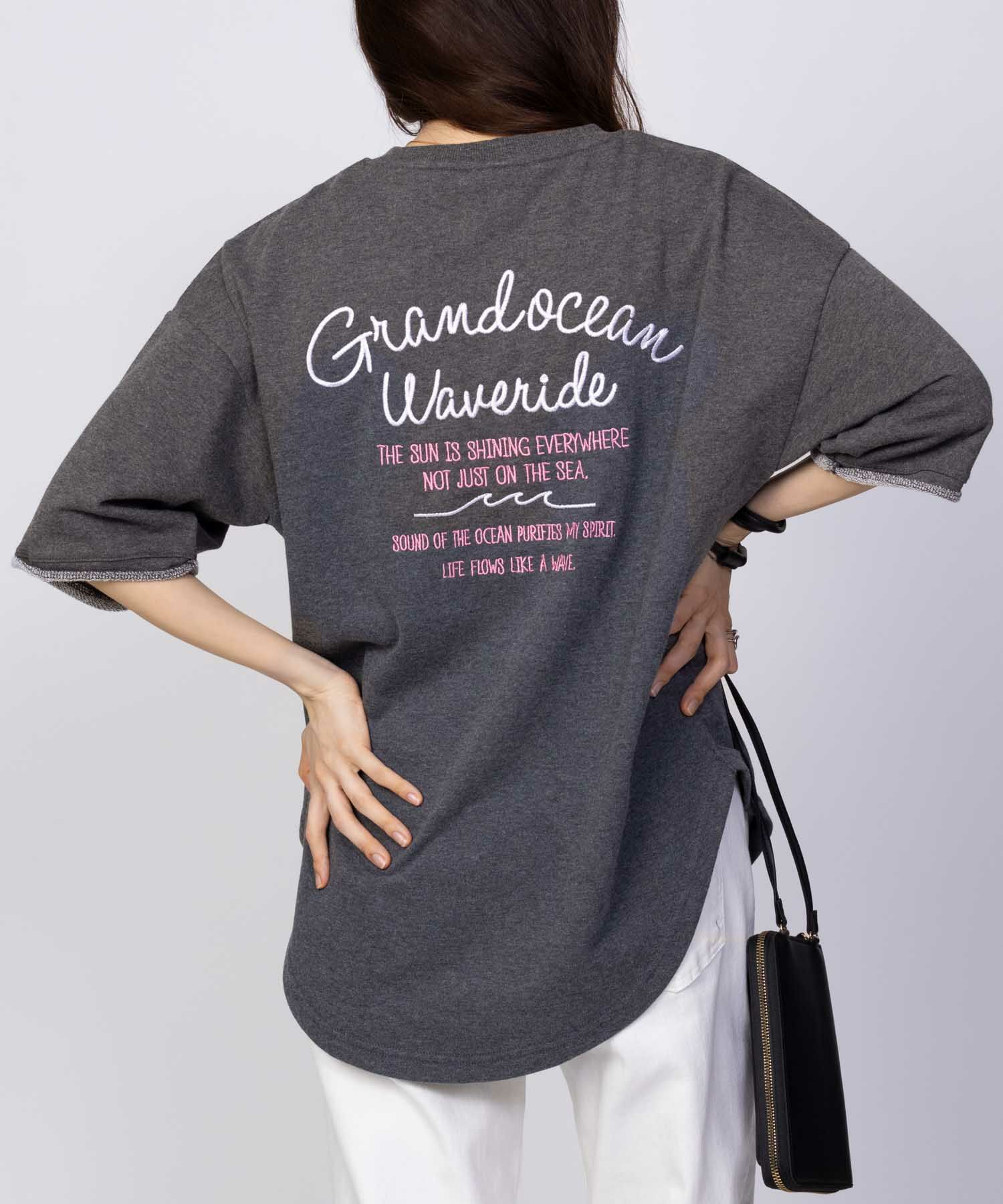 UNDERWRAPS ロゴ5分袖Tシャツ レディース ネコポス 対応商品