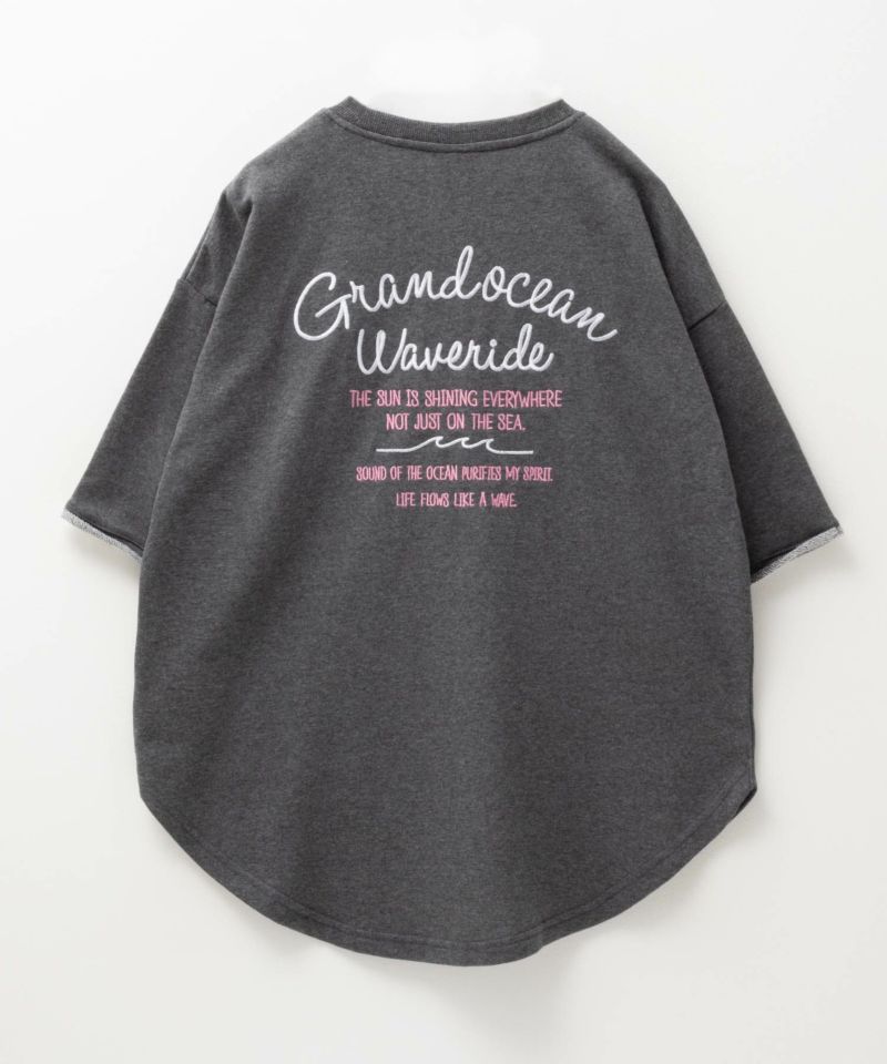 UNDERWRAPS  ロゴ5分袖Tシャツ レディース メール便 対応商品商品画像-21