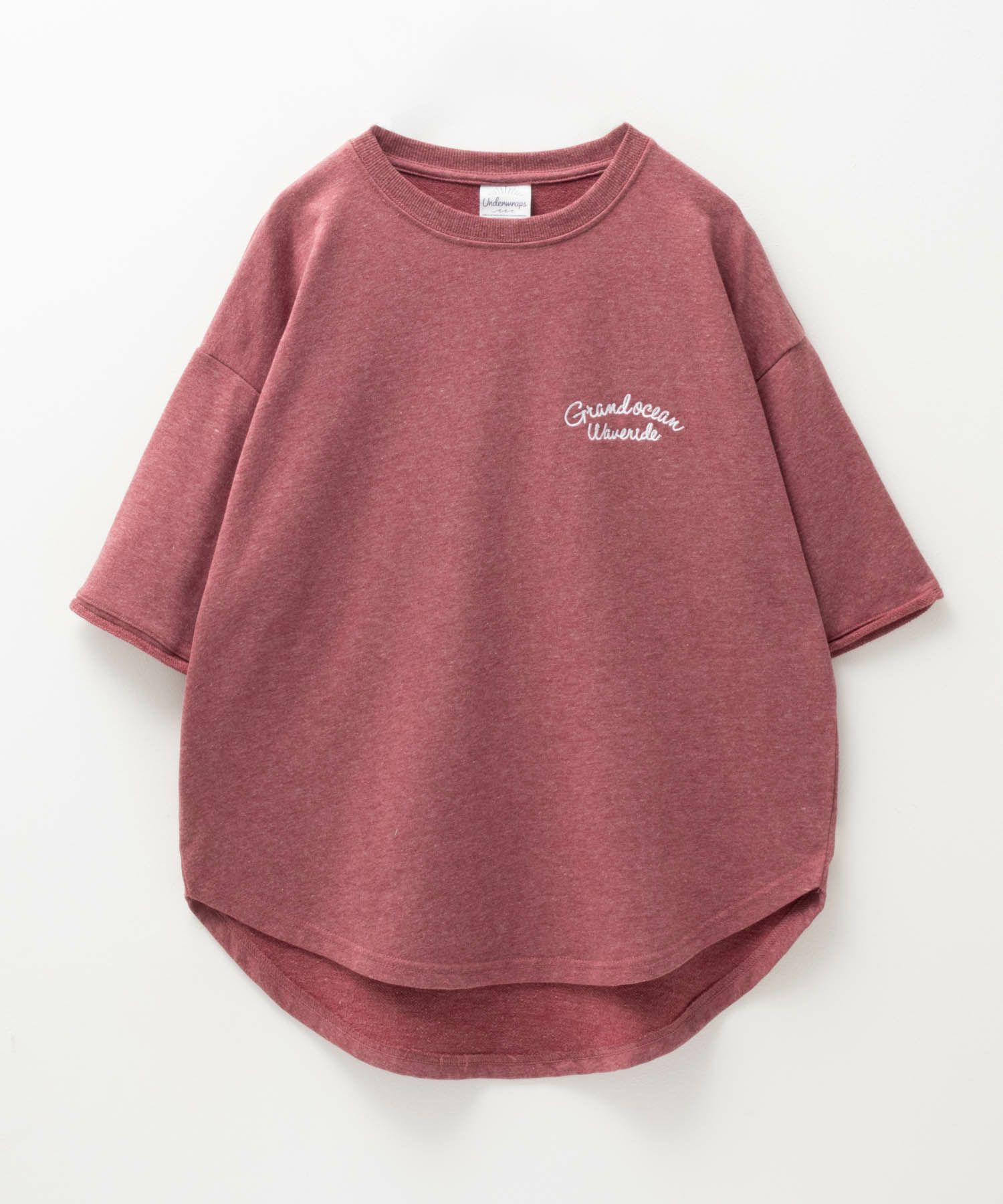 UNDERWRAPS ロゴ5分袖Tシャツ レディース ネコポス 対応商品