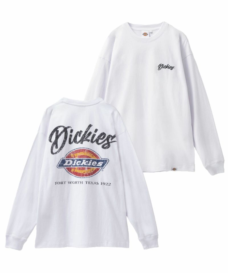 Dickies  バックプリント長袖Tシャツ メンズ商品画像-1