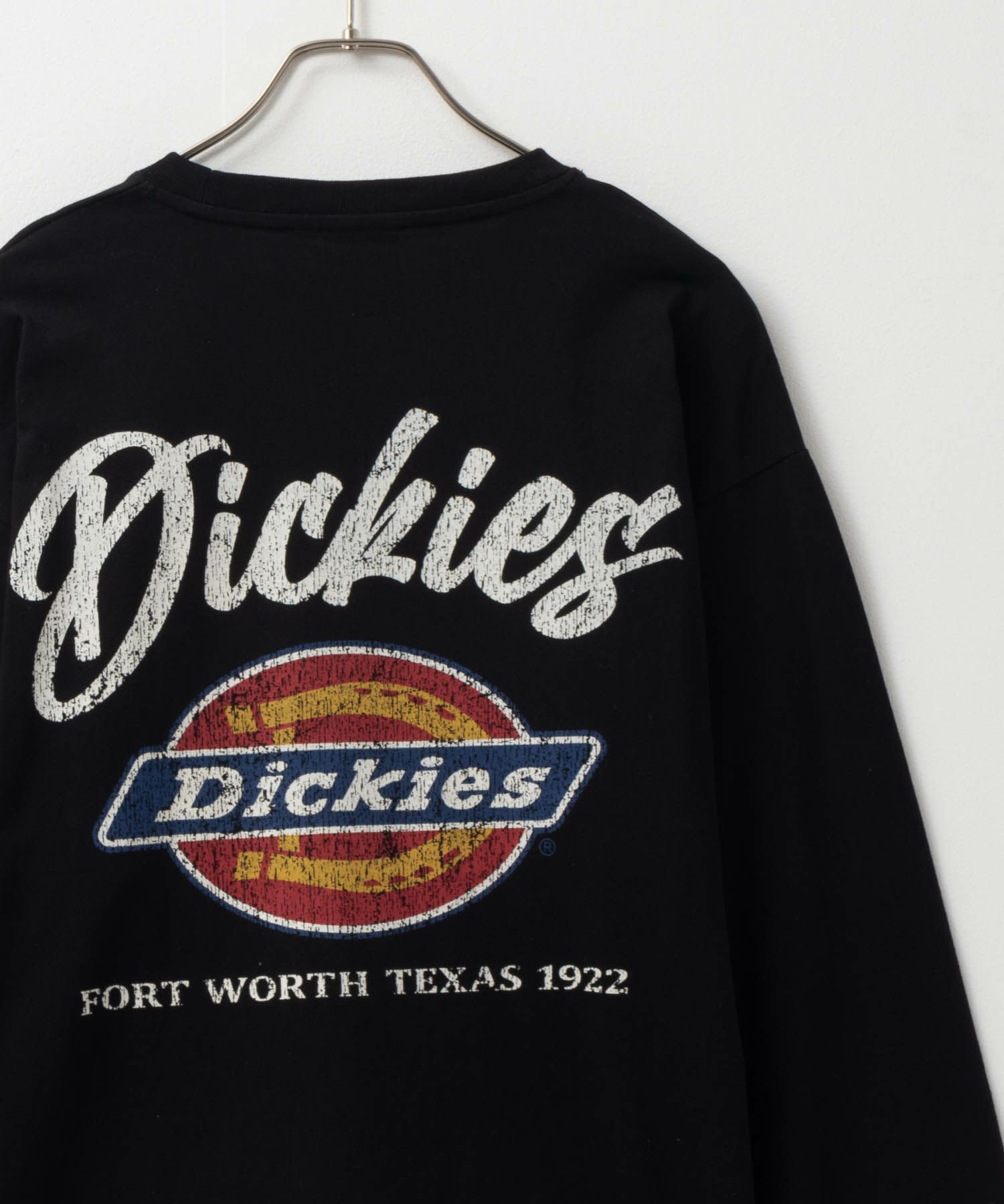 Dickies  バックプリント長袖Tシャツ メンズ商品画像-4