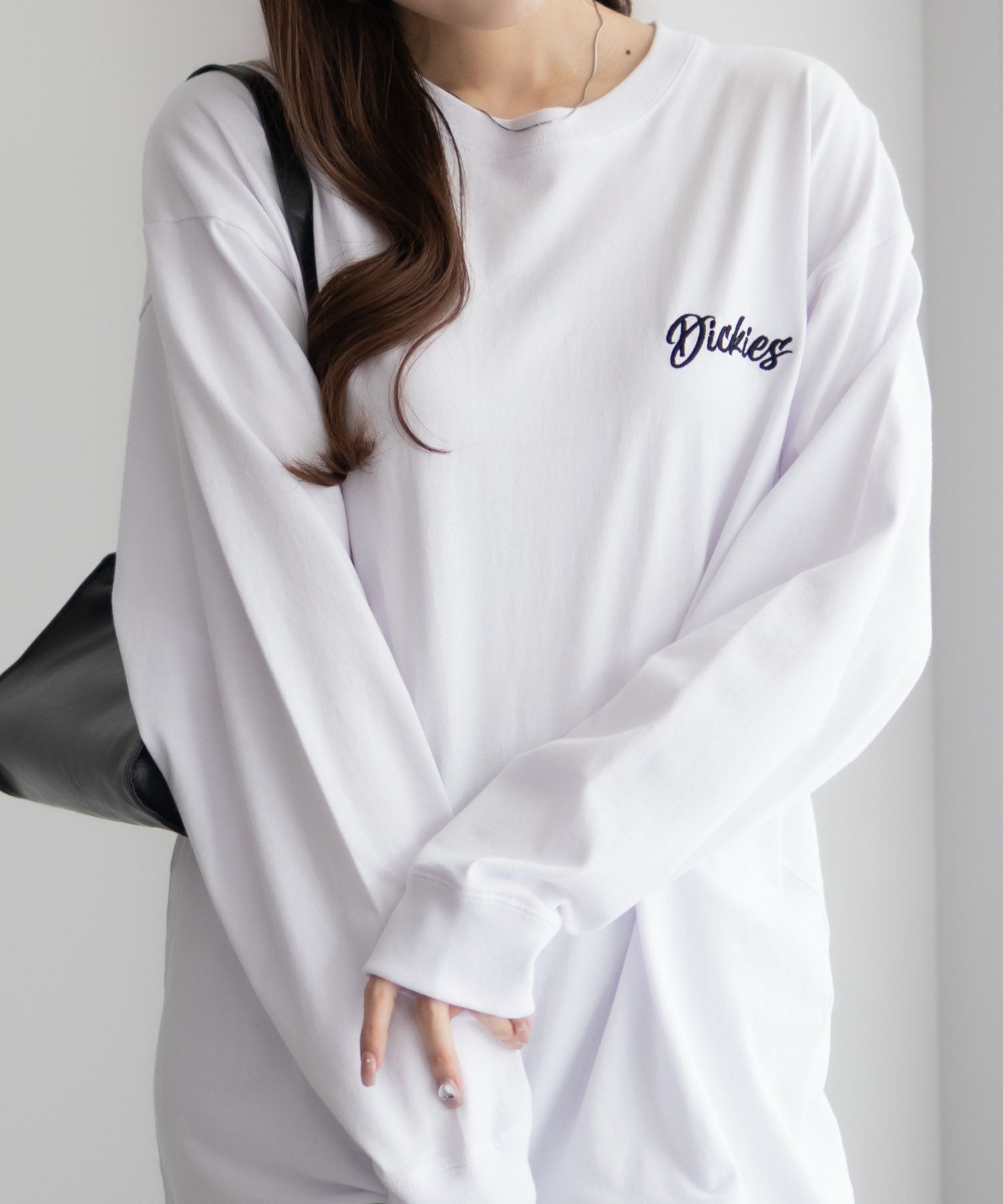 Dickies バックプリント長袖Tシャツ メンズ