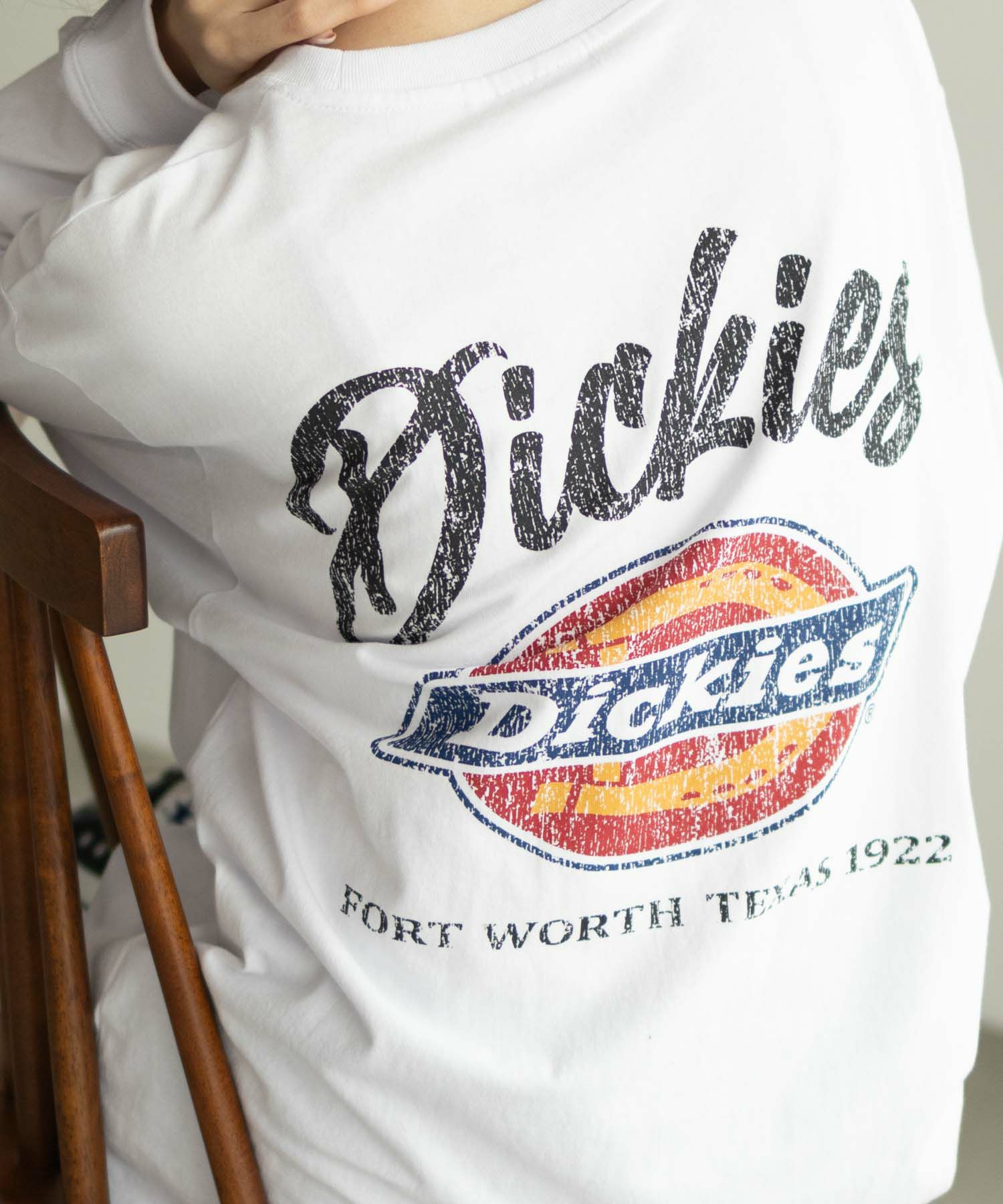 Dickies  バックプリント長袖Tシャツ メンズ商品画像-17