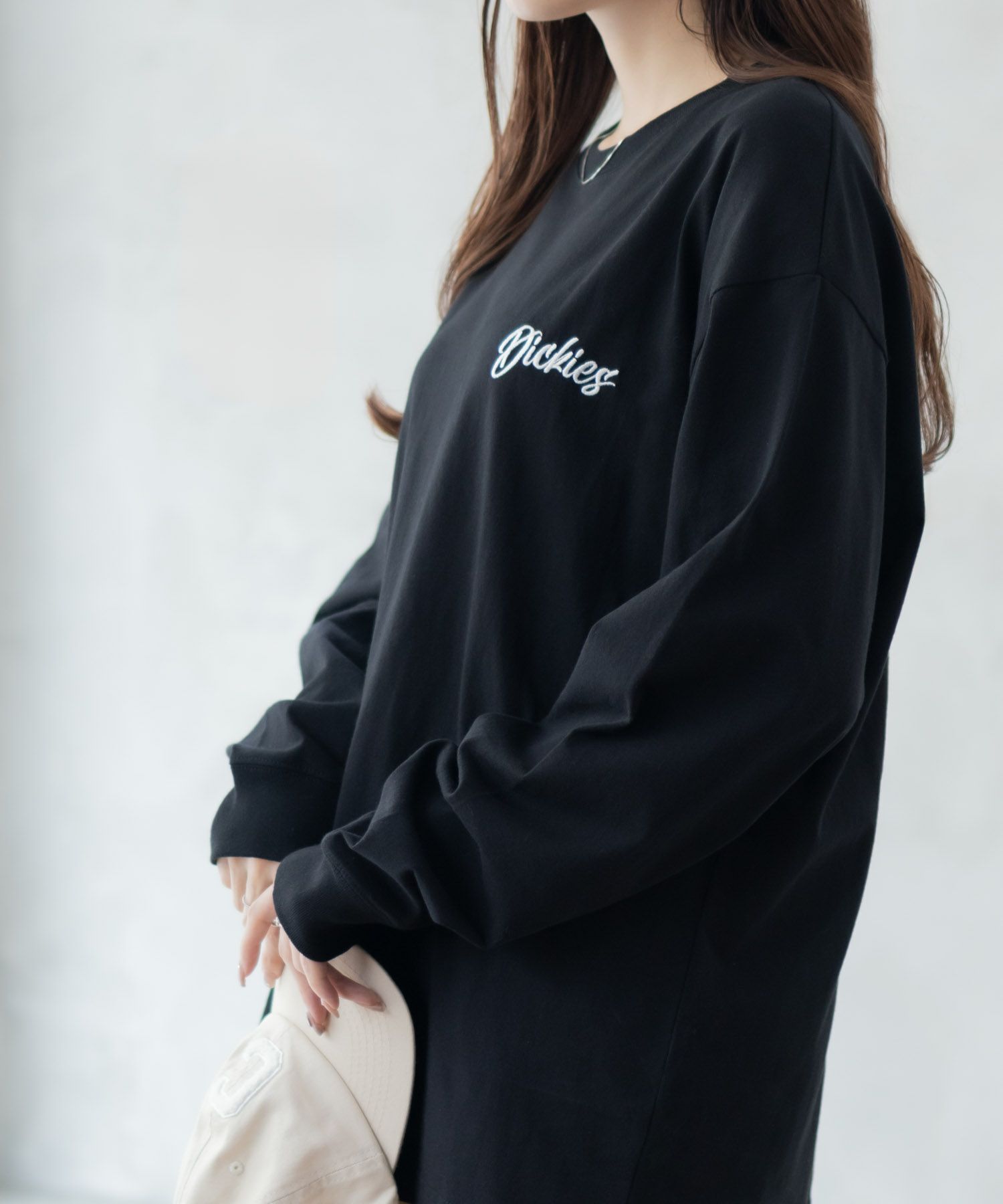 Dickies バックプリント長袖Tシャツ メンズ