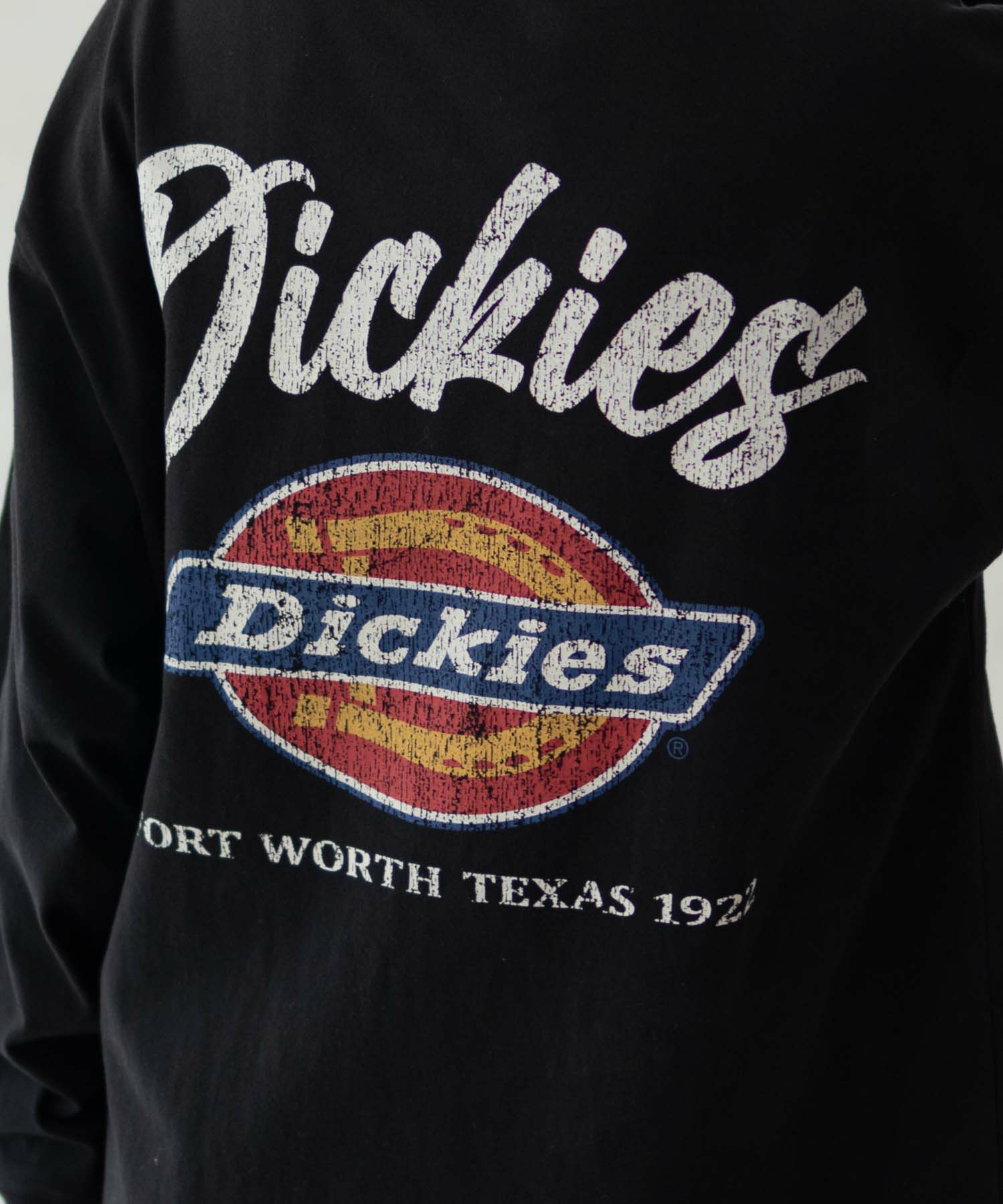 Dickies バックプリント長袖Tシャツ メンズ