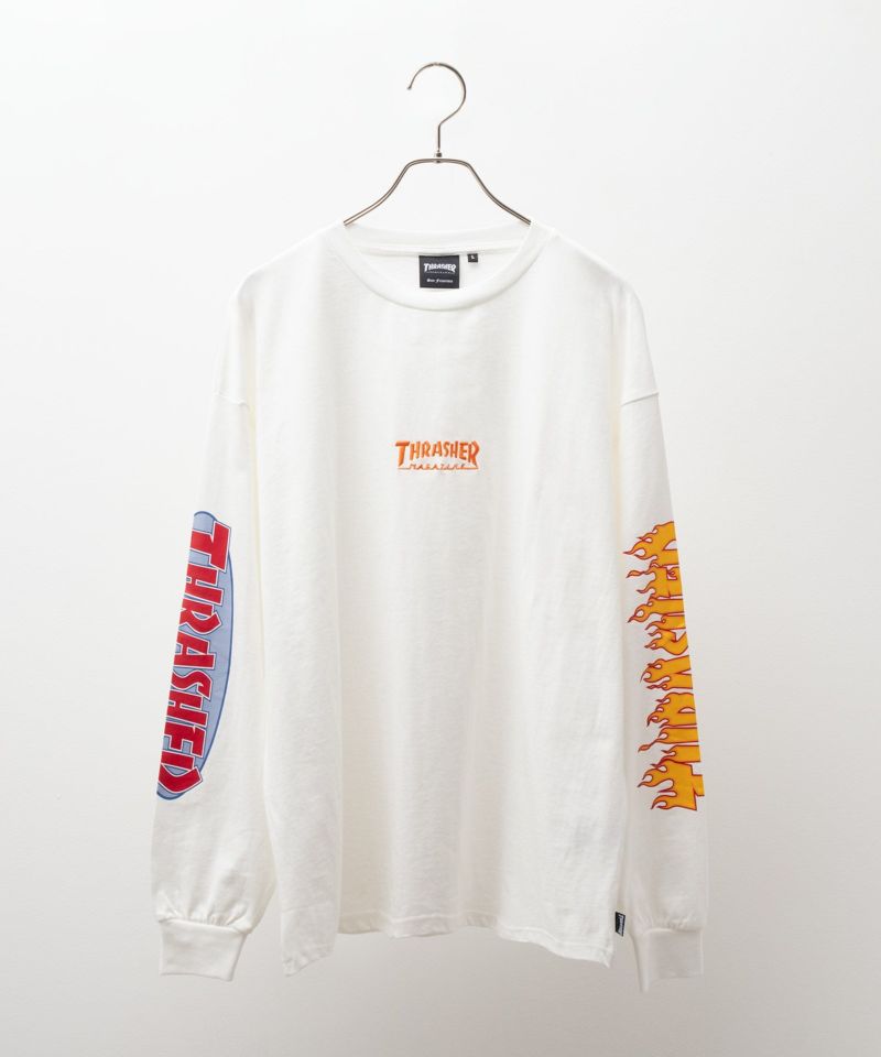 THRASHER  天竺袖プリント長袖Tシャツ メンズ商品画像-2