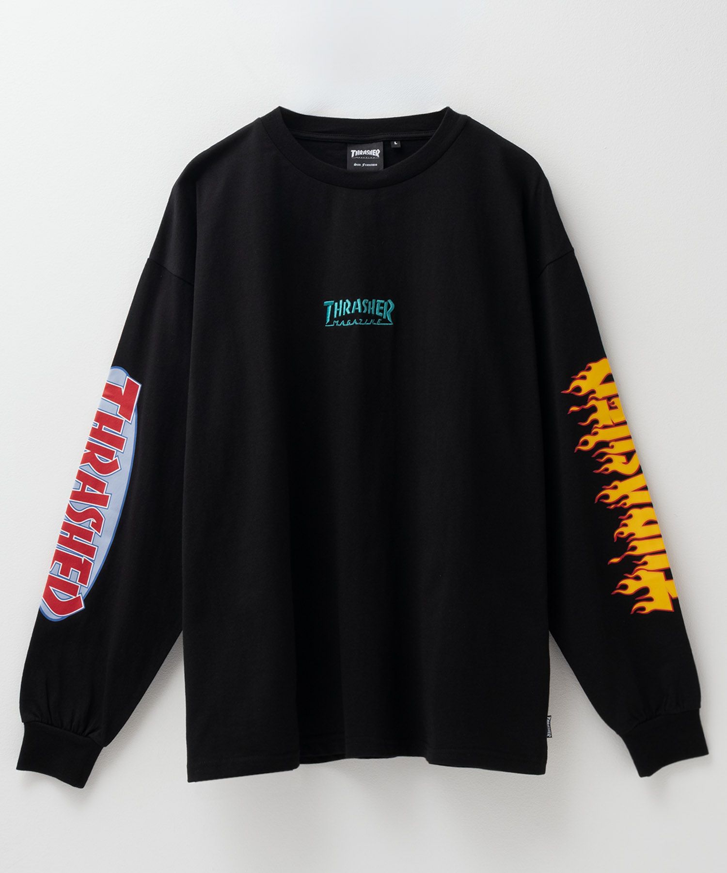 [期間限定価格]THRASHER  天竺袖プリント長袖Tシャツ メンズ商品サムネイル-3