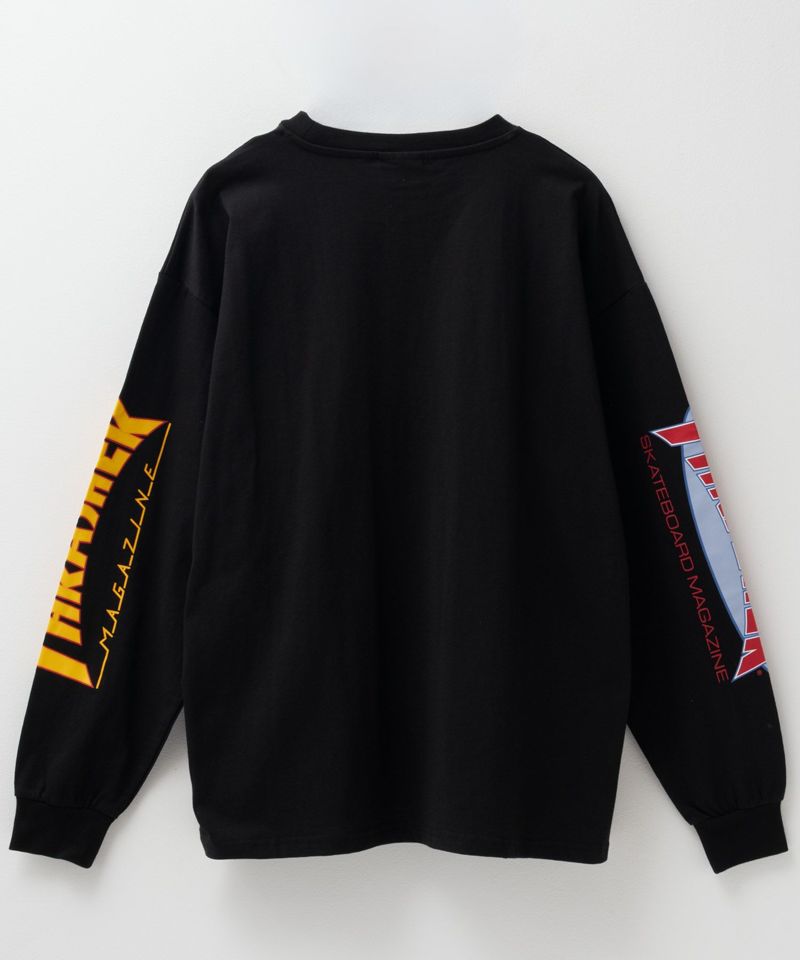 [期間限定価格]THRASHER  天竺袖プリント長袖Tシャツ メンズ商品画像-4